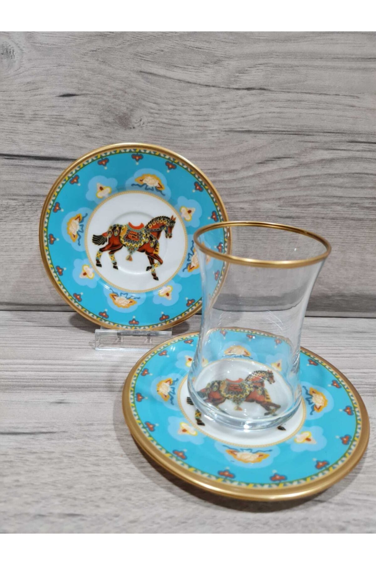 EMİRA HOME Cavallo- 6 Kişilik Çay Seti