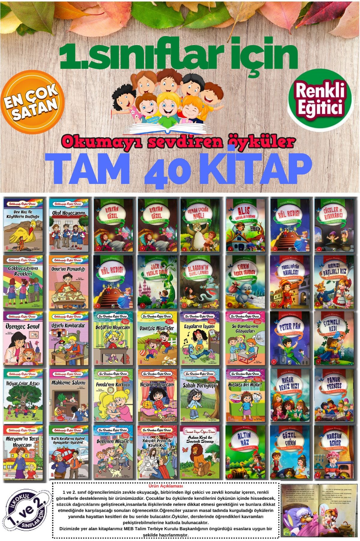 Ata Yayıncılık 1.sınıflar Için Okumayı Hızlandıran Eğlenceli Hikaye Seti