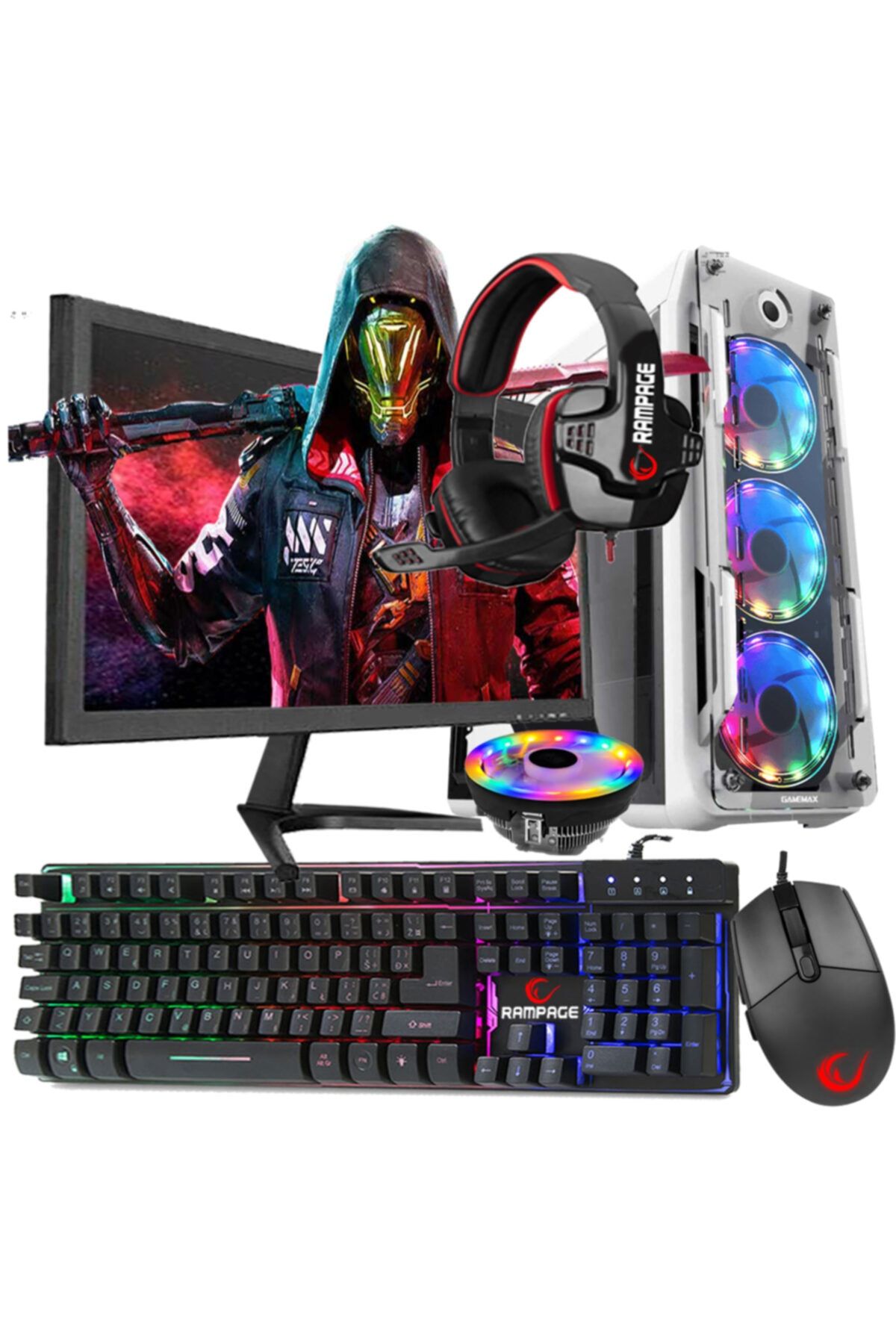 WARBOX Lucifer - I5 750 8gb Ram 500gb Hdd R5 230 2gb Ekran Kartı 18.5\