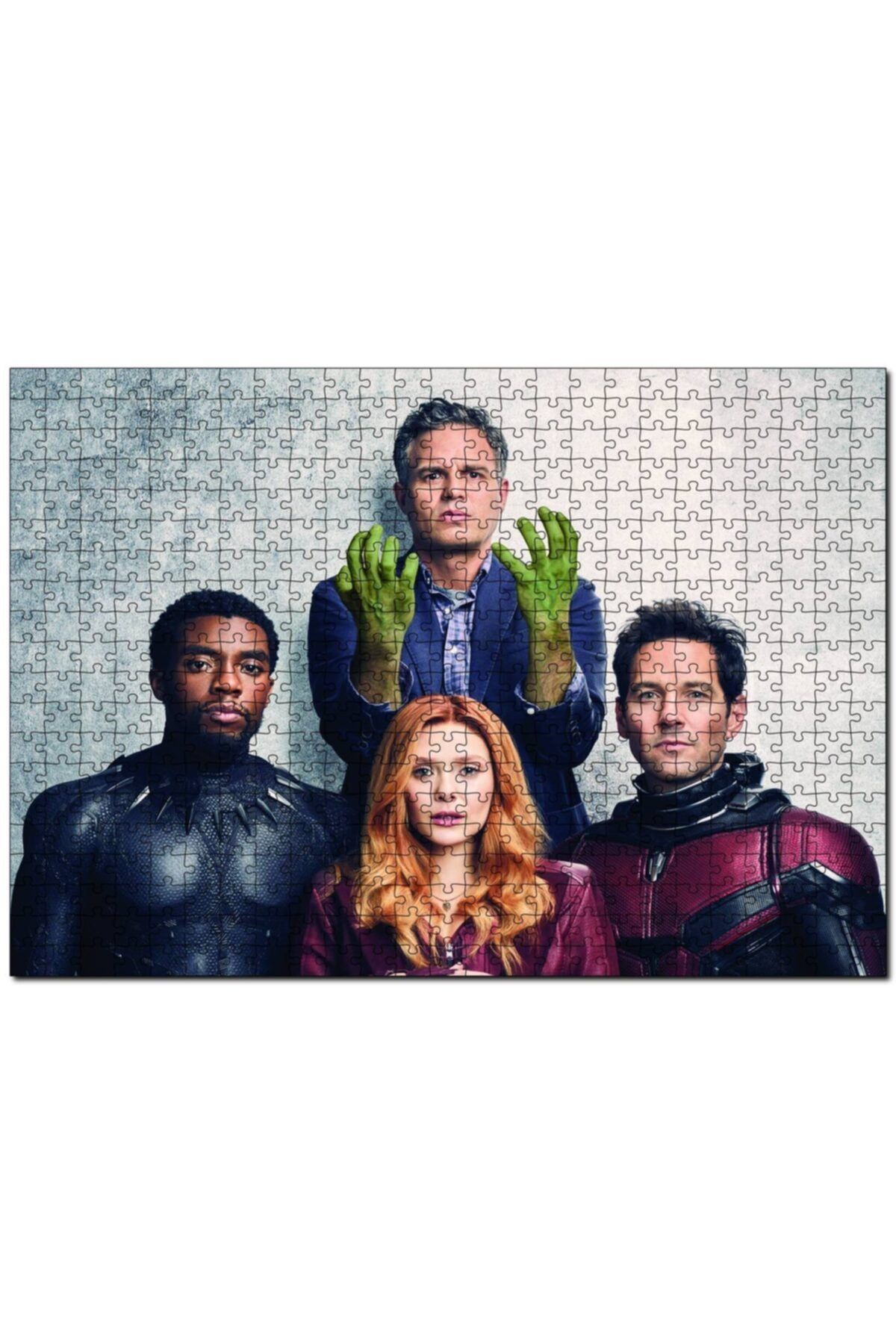 Cakapuzzle Avengers Hulk Black Panther Ant Man Ve Scarlet Witch 1000 Parça Puzzle Yapboz Mdf(ahşap)