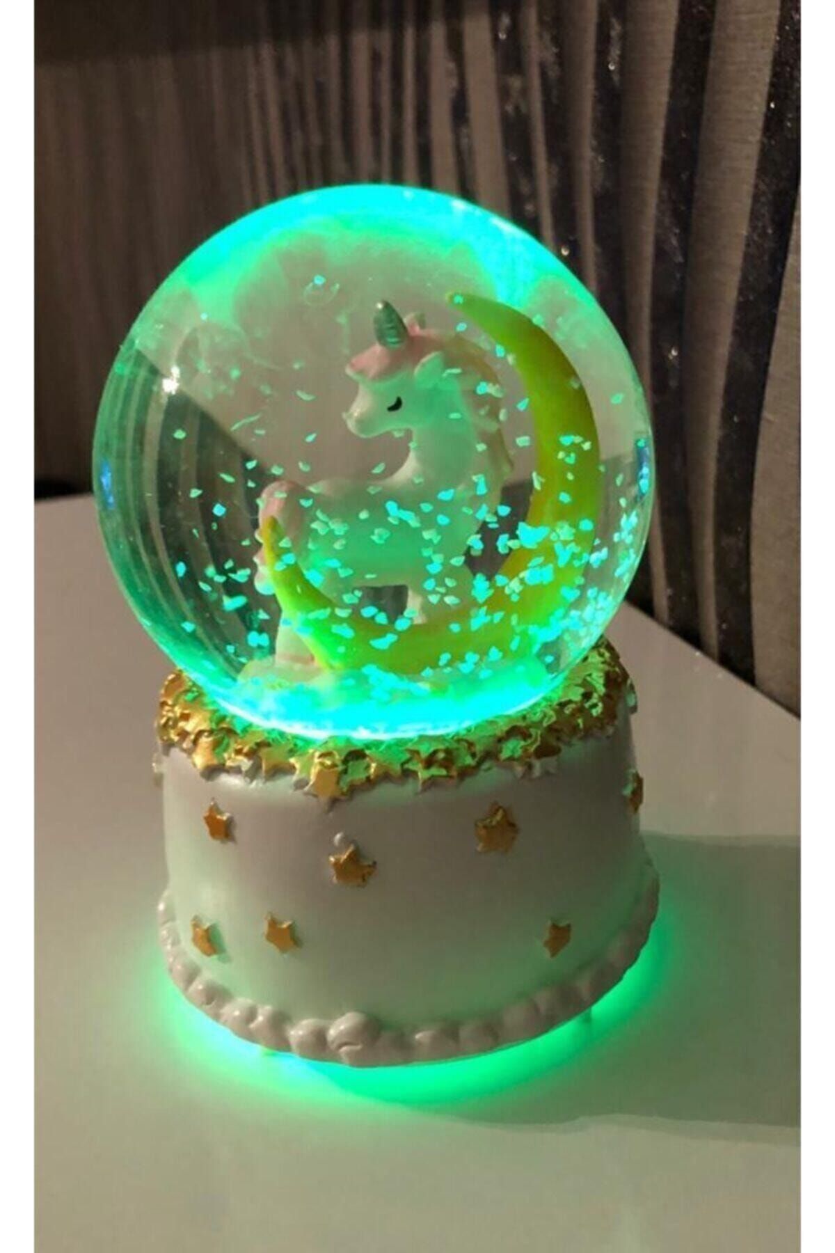 İHTİŞAMLI EVİM Orta Boy Müzikli Ve Işıklı Boynuzlu Unicorn