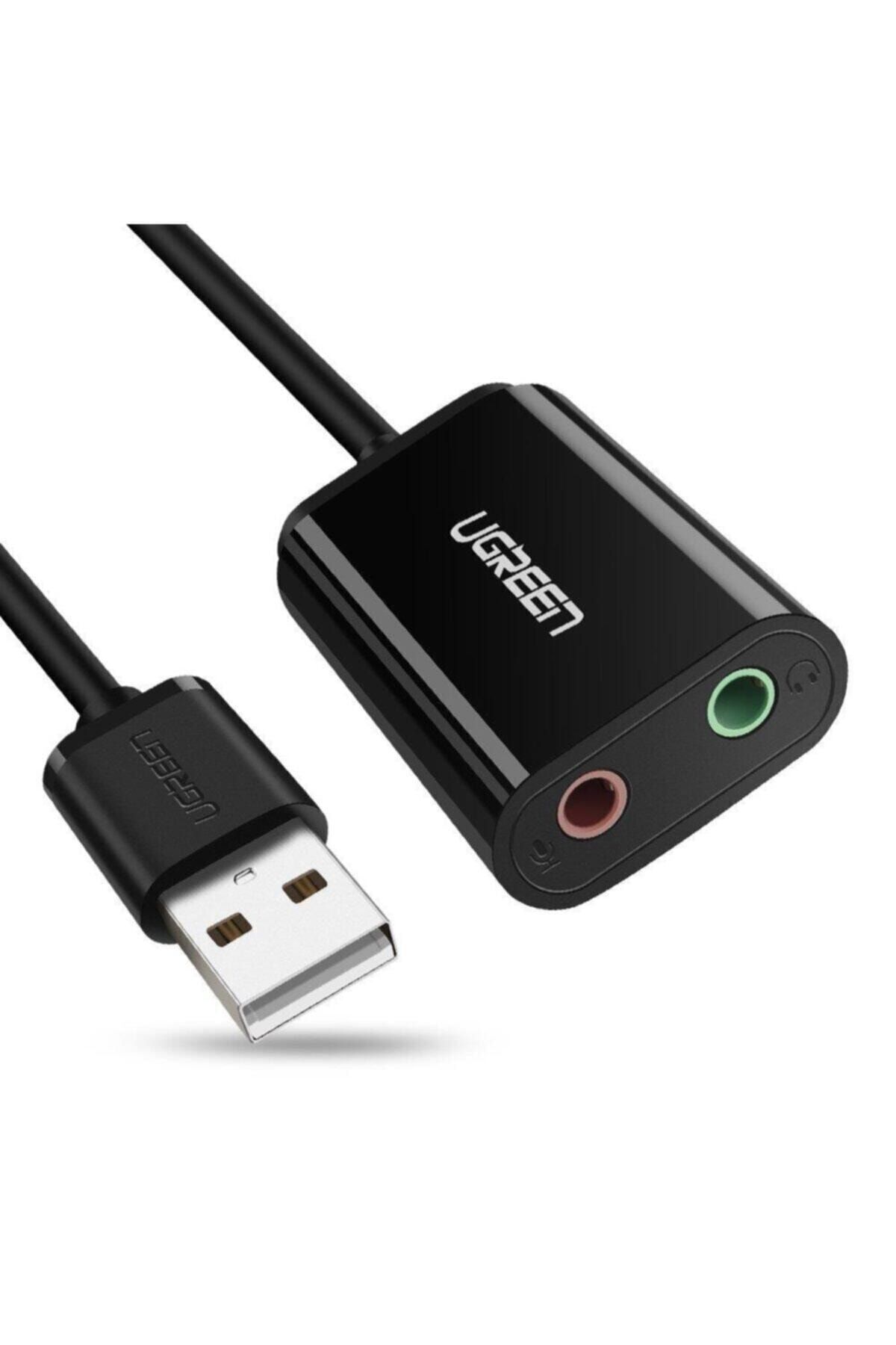Ugreen Harici 3.5mm USB Ses Kartı Siyah