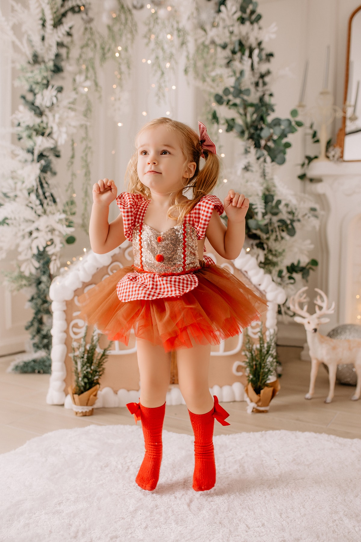 LilaMila Kurabiye Adam Kostüm Tütü Etekli Salopet Tulum