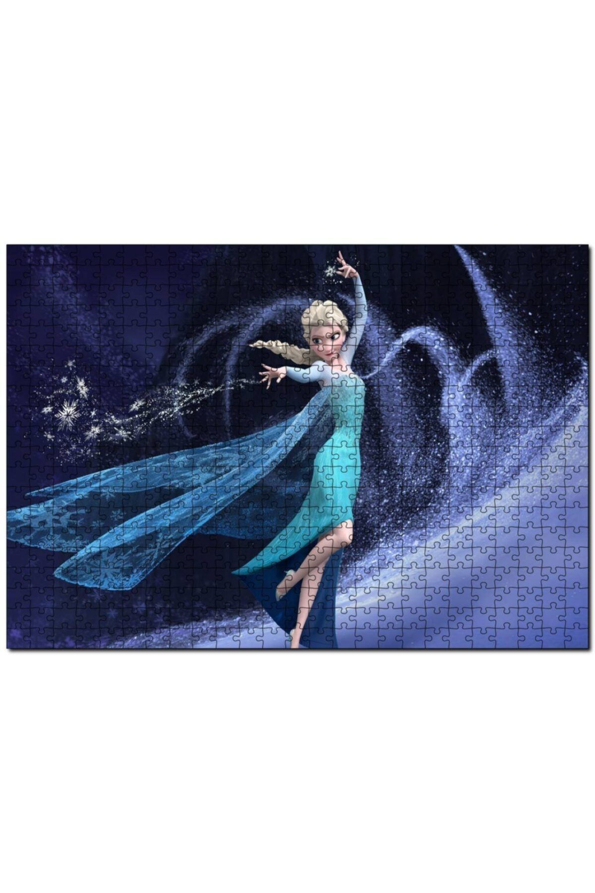 Cakapuzzle Frozen Karlar Ülkesi Kraliçe Elsa 1000 Parça Puzzle Yapboz Mdf