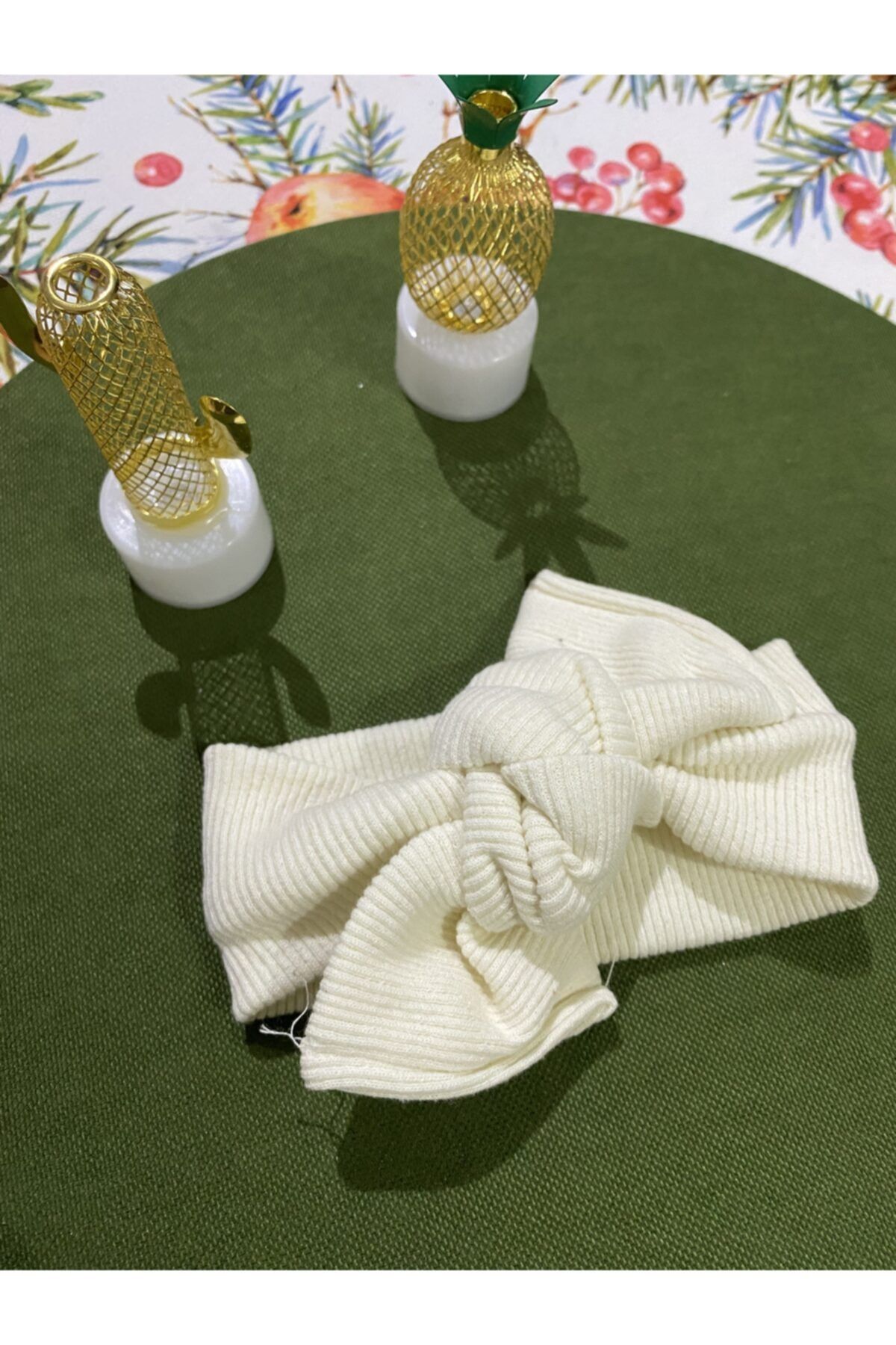 bhb desing Çocuk Bandana Beyaz