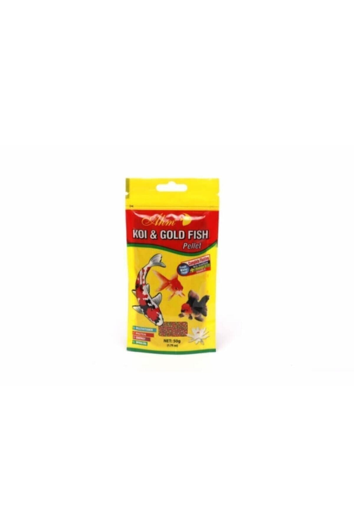Ahm Koi Goldfish Pellet 50 gr Japon Balıkları Için Yem