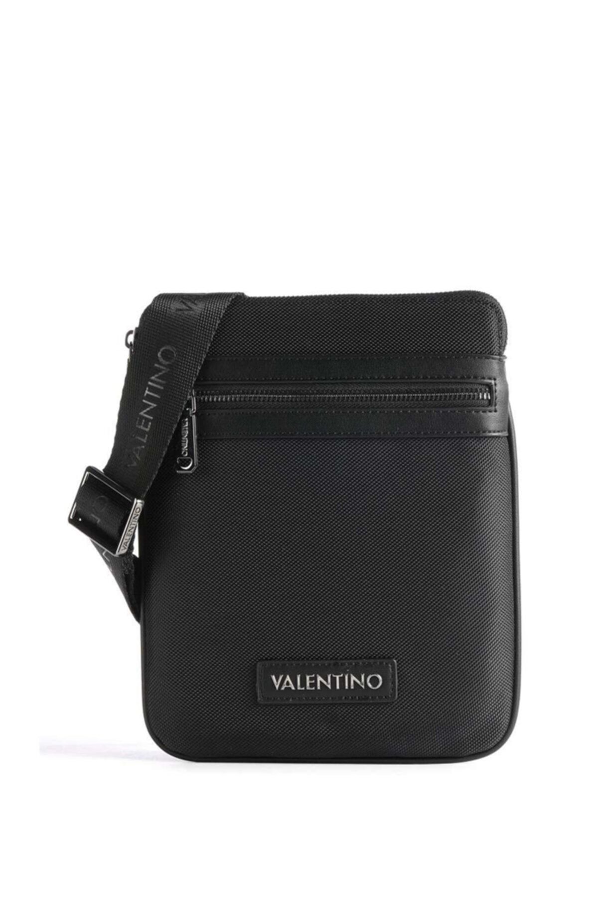 Mario Valentino Vbs43312 Siyah Erkek Fermuarlı Postacı Çantası