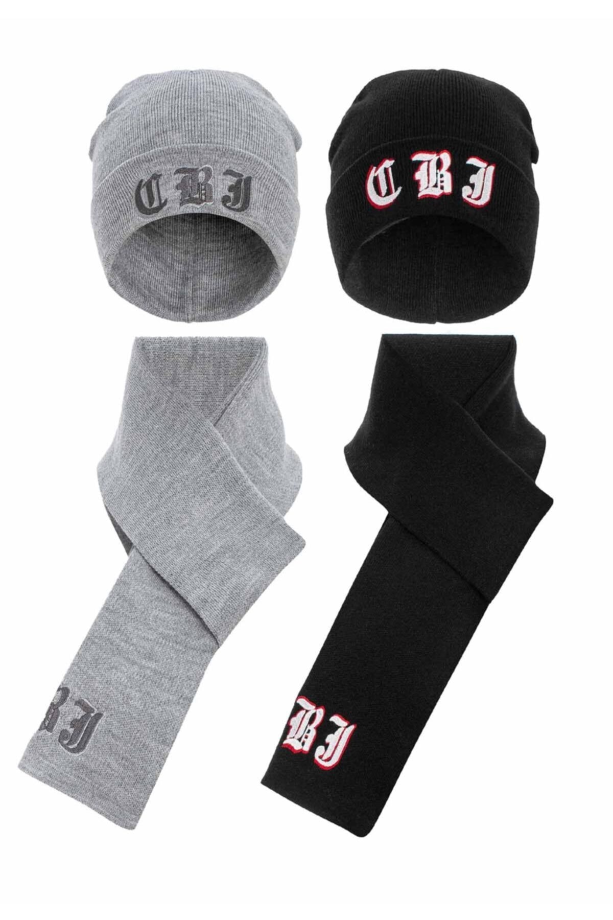 Cipo&Baxx Ca139 2'li Atkı Bere Set
