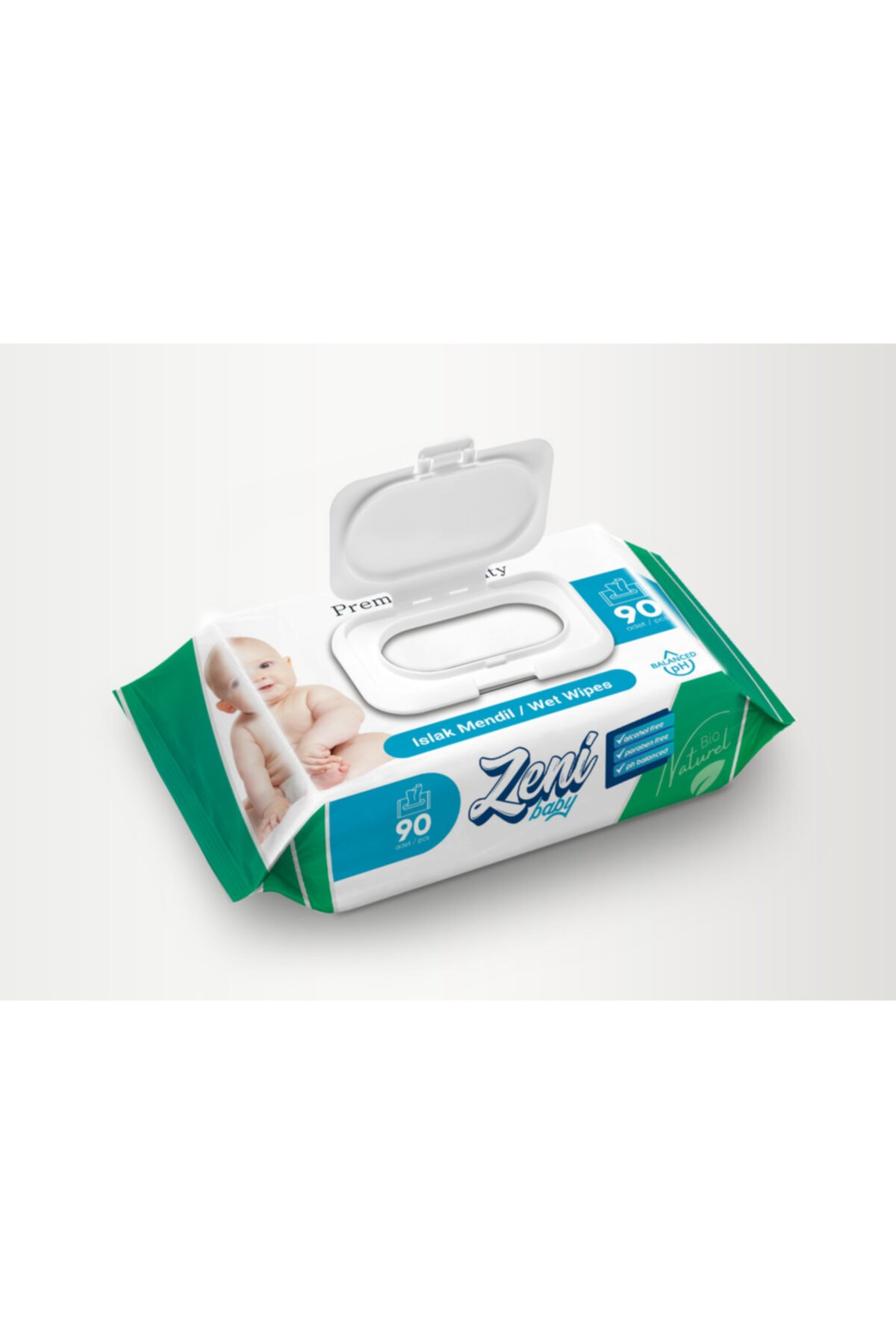 Aqua Wipes Zeni baby set wipes 90 li %99 saf su içerikli ıslak mendil