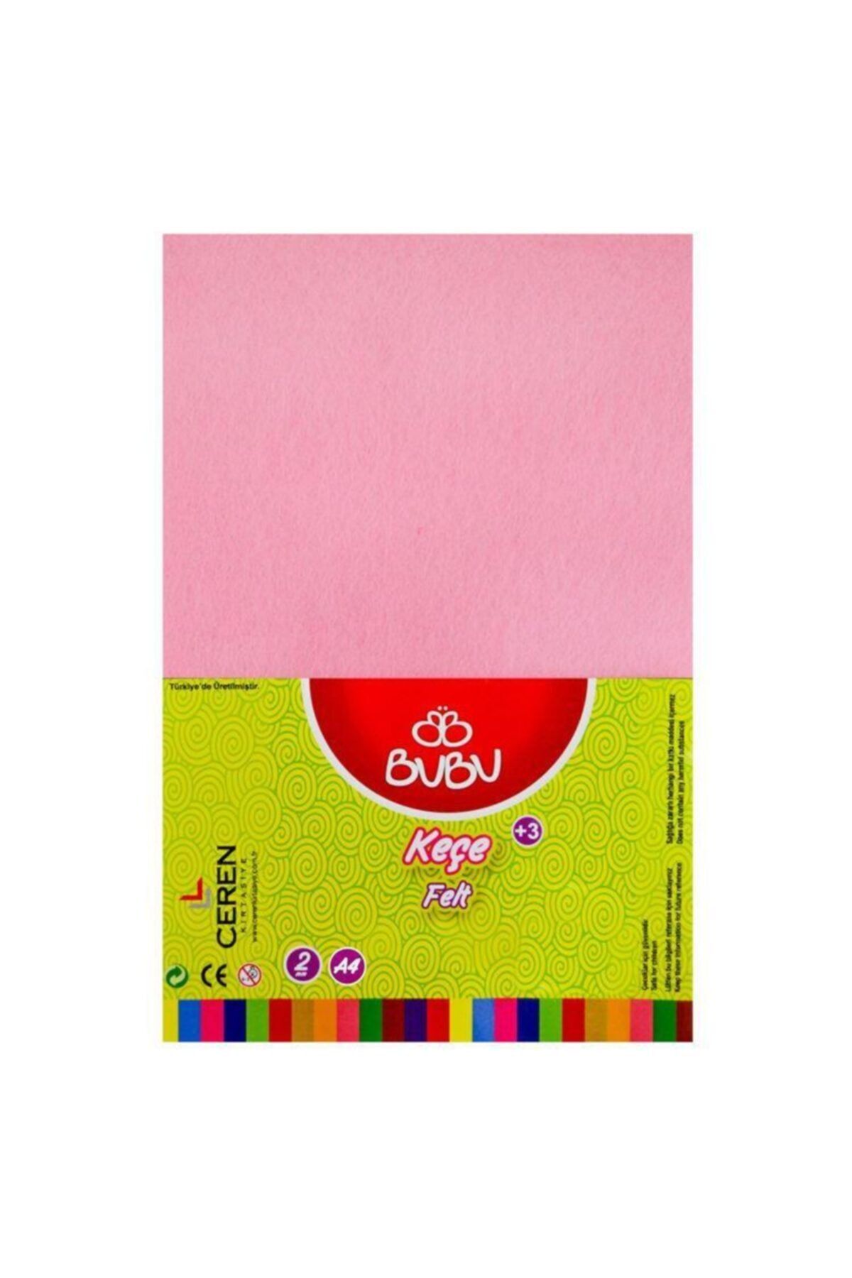 Bubu 20x30 cm Keçe 10`lu 2mm Pembe