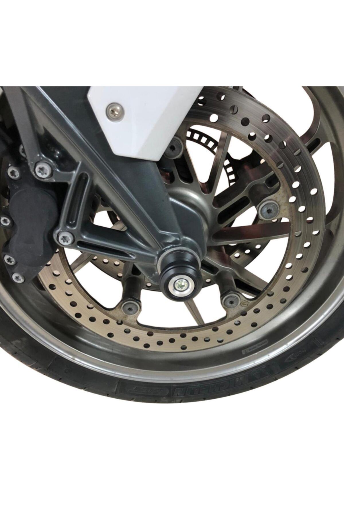GP KOMPOZİT Bmw K 1300 S 2010-2015 Uyumlu Ön Aks Koruma Takozu Siyah