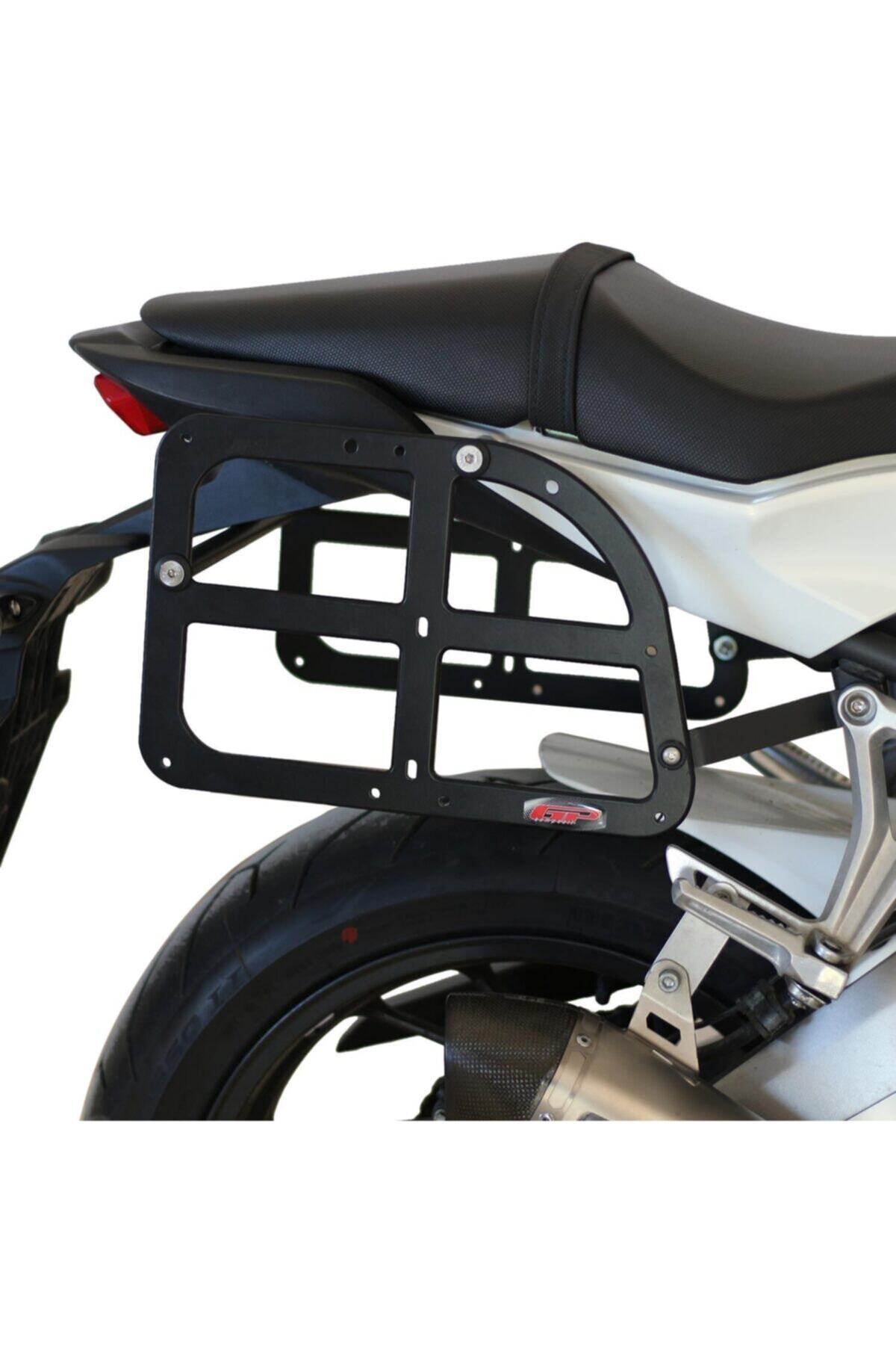 GP KOMPOZİT Honda Cb 650 F 2014-2020 Uyumlu Yan Çanta Demiri Siyah
