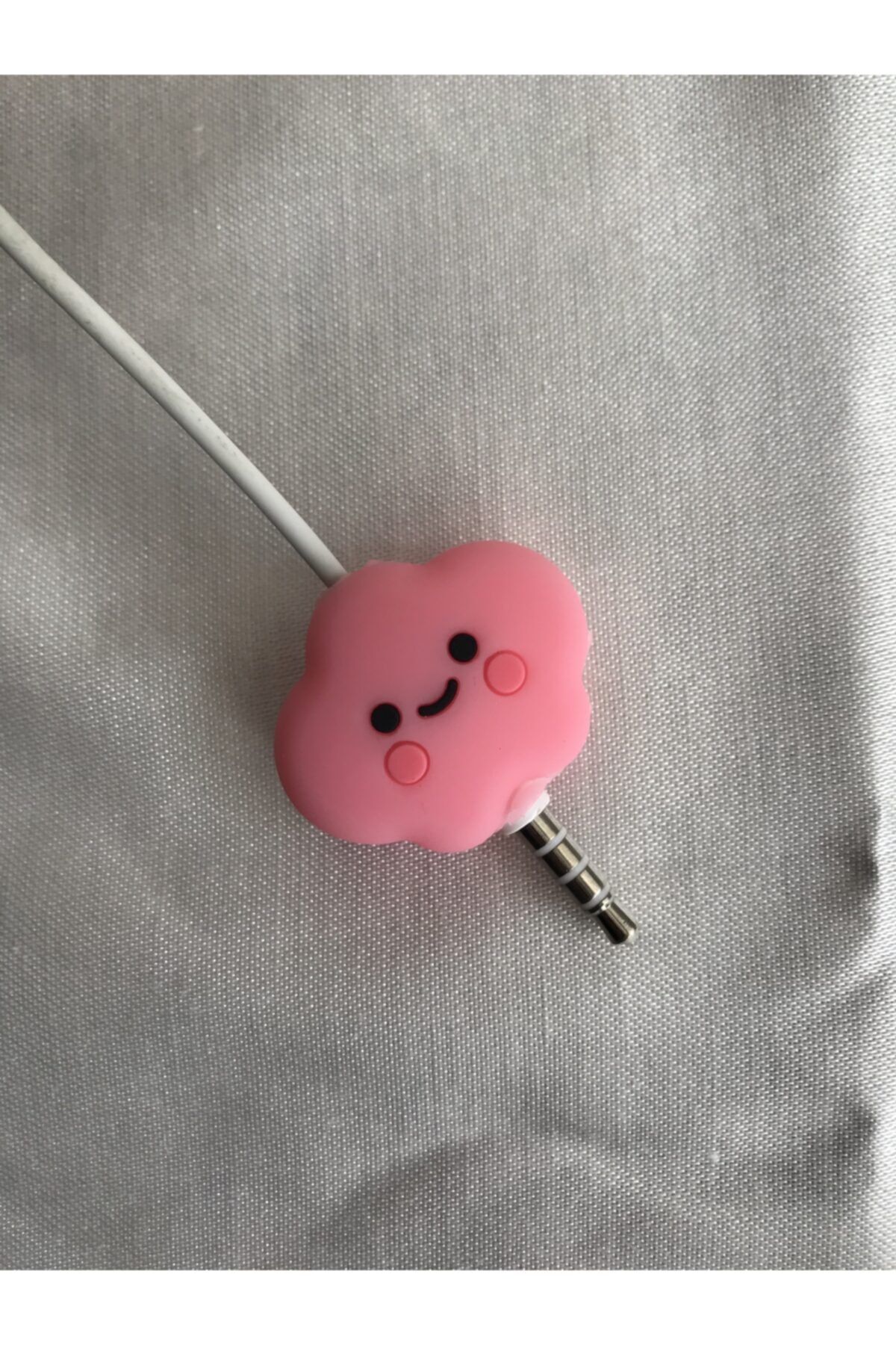 Kett Store Pembe Tatlı Bulutlu Şarj Aleti Kulaklık Kablo Koruyucu