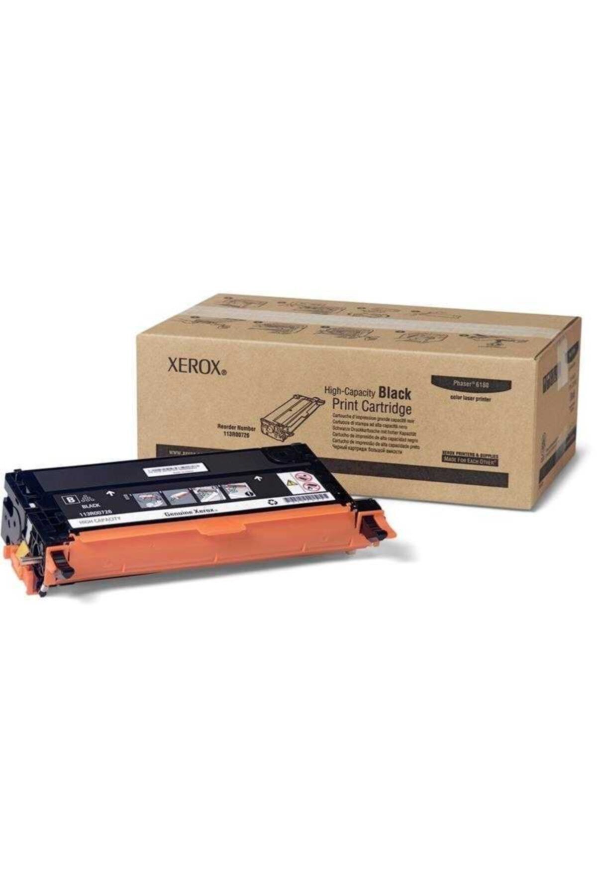 Xerox 6180 (113r00726) Siyah Orjinal Toner