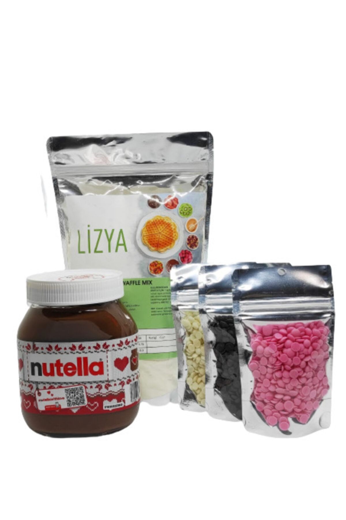 Nutella 630 gr Waffle 500gr 3pasta Süsü