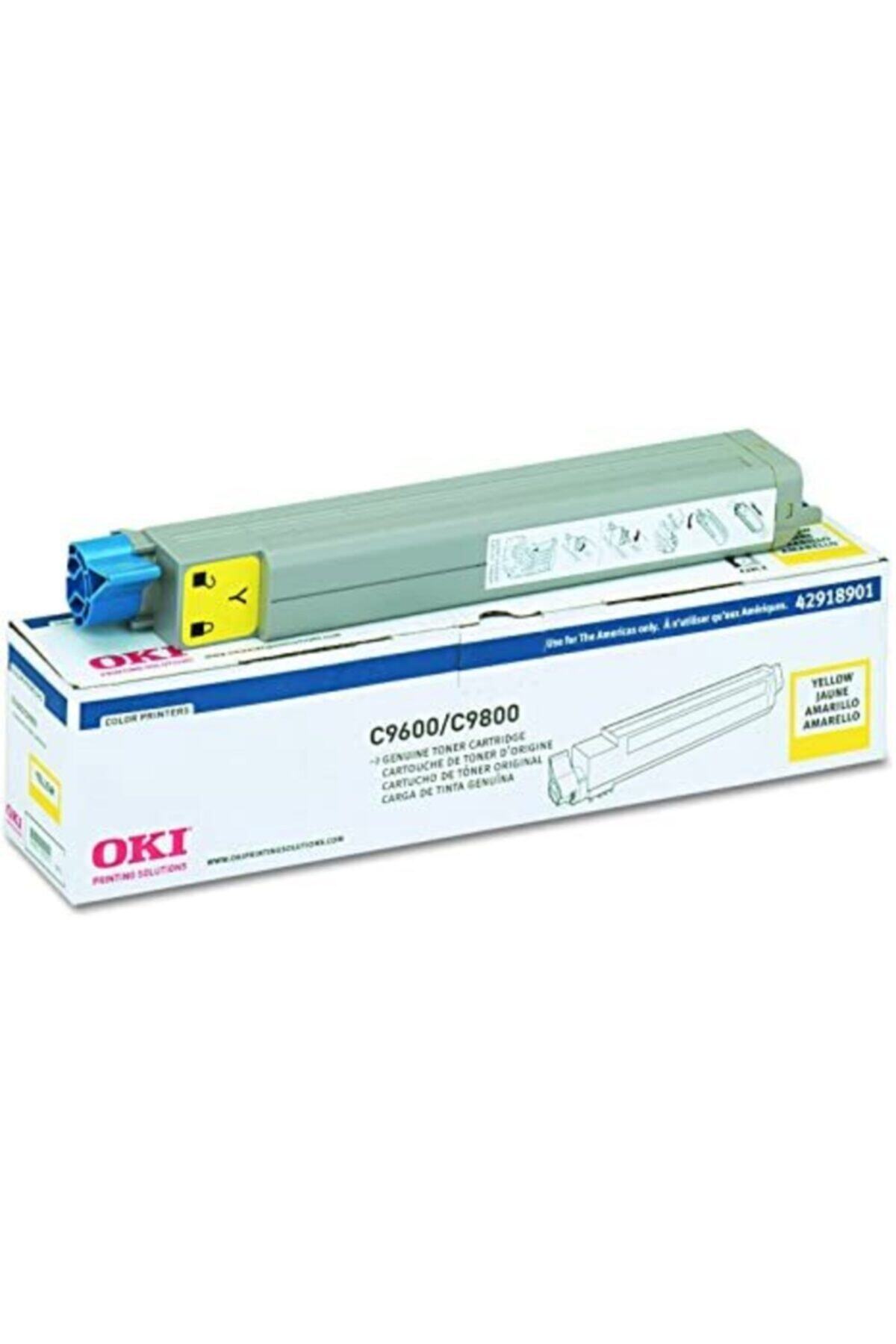 OKI C9600 (42918901) Sarı Orjinal Toner