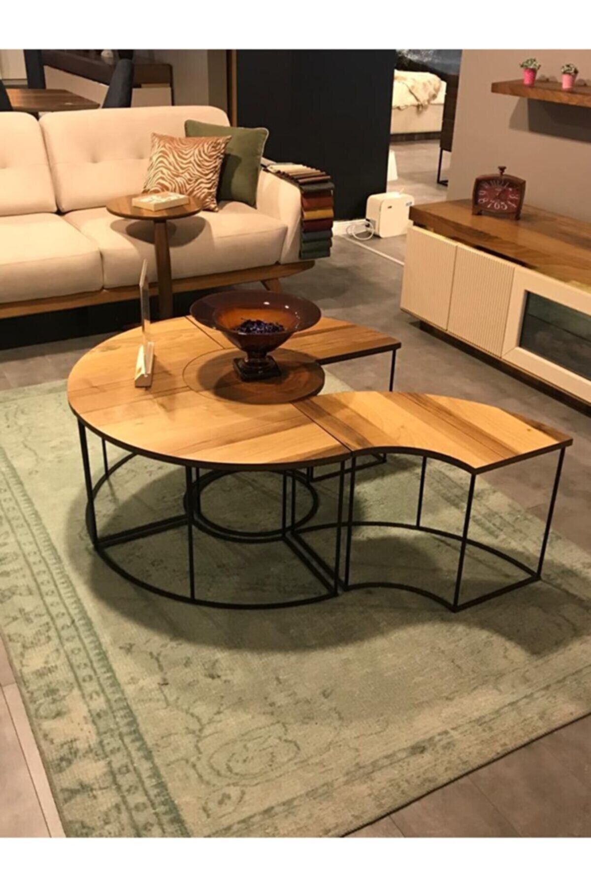 Velve Home Lucca 4+1 Orta Sehpa