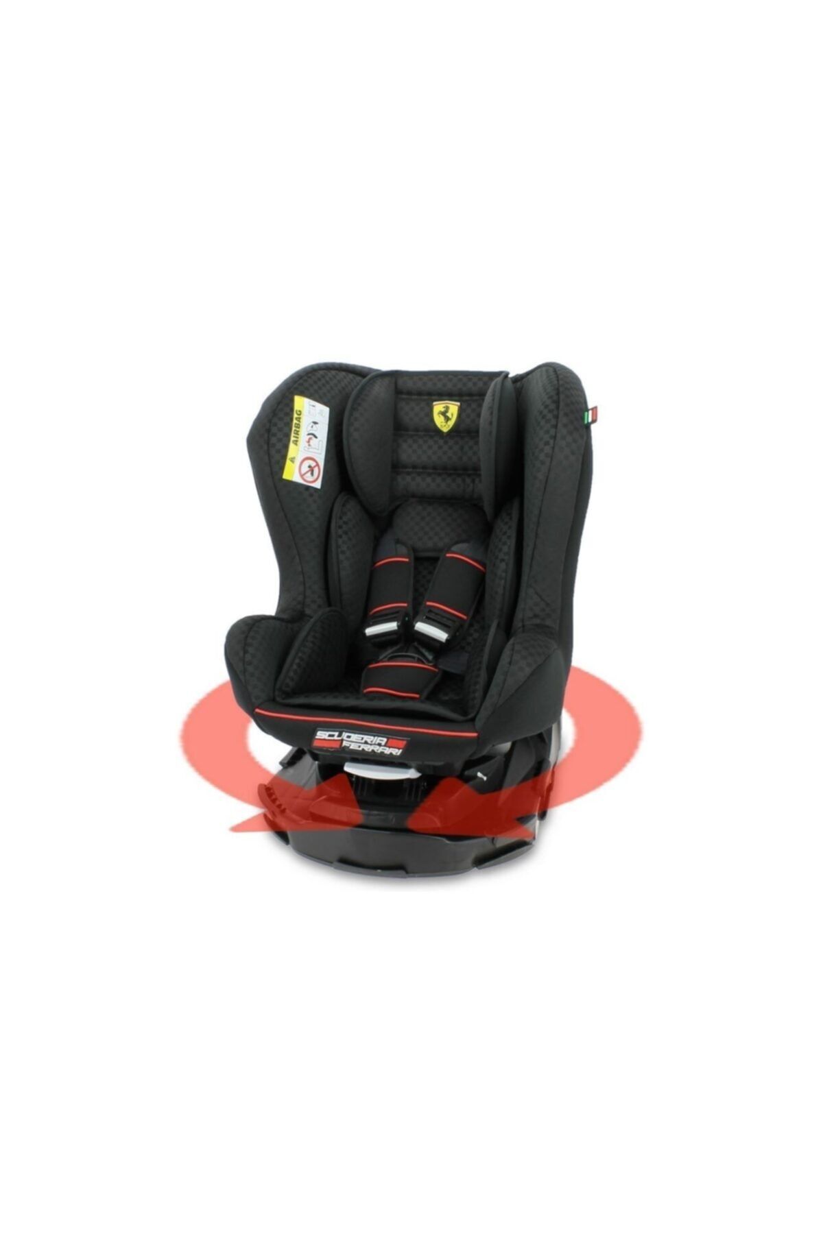 Ferrari Revo 0-25 Kg 360 Derece Dönebilen Oto Koltuğu - Siyah 3507460080247