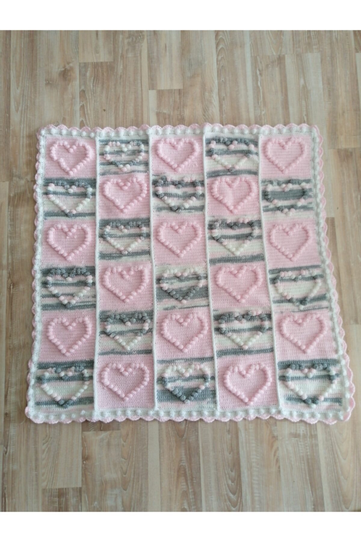 kendiemeğim El Örgüsü Bebek Battaniyesi