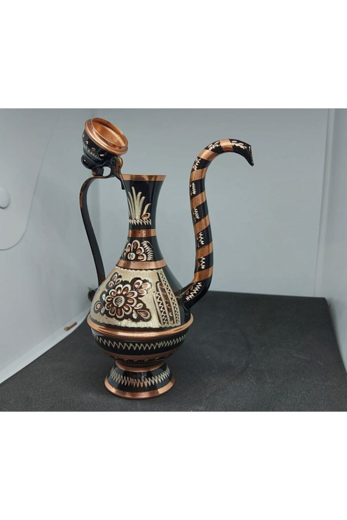 Burcum Hediyelik El Işi Işlemeli Bakır Ibrik