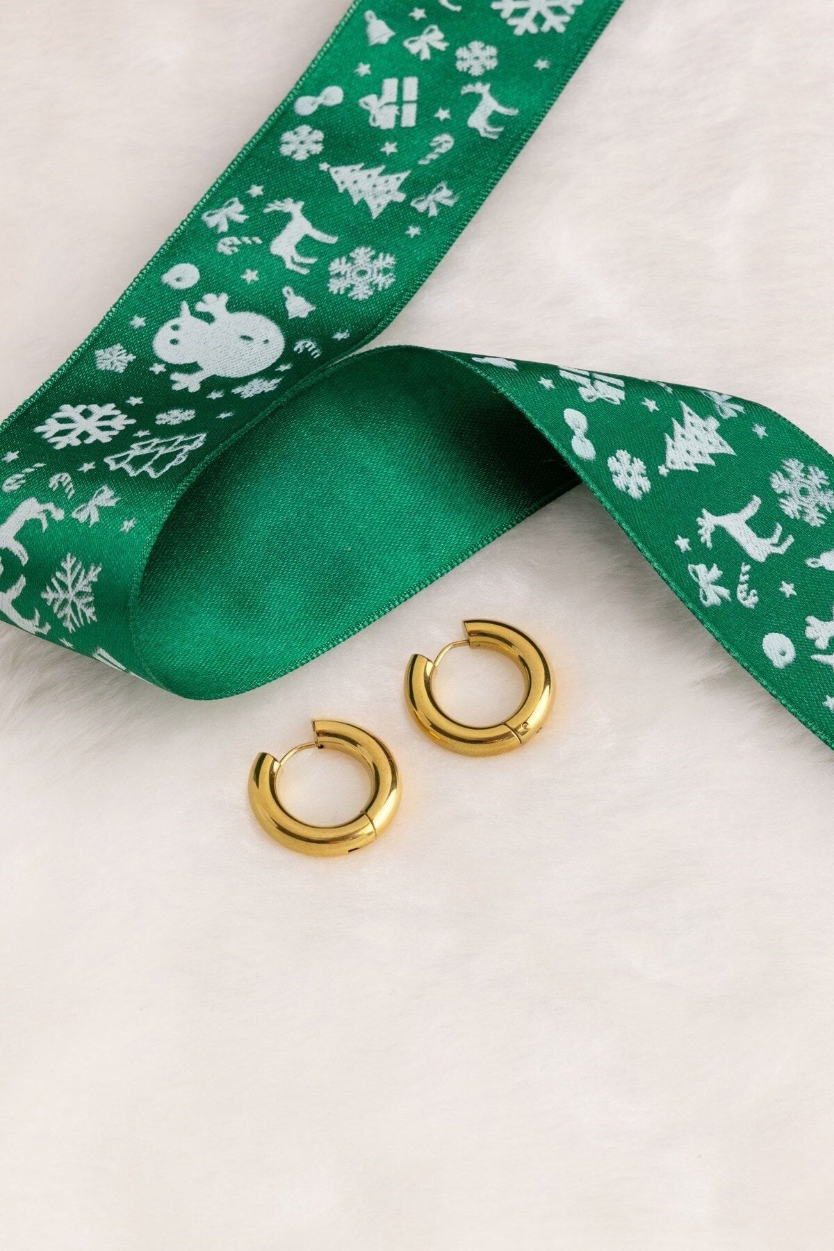 Sacha Accessories Çelik Halka Küpe