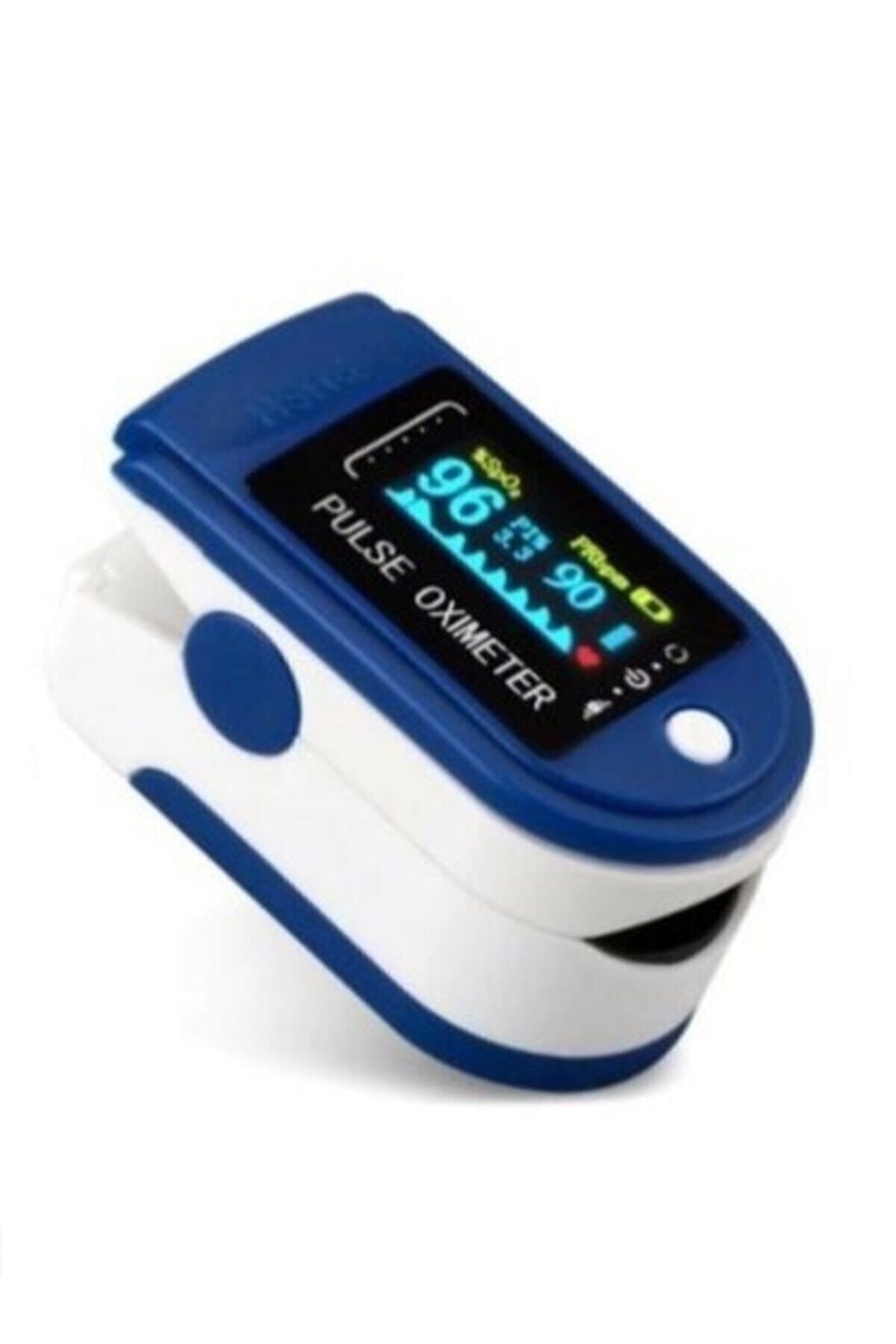 Finger Pulse Oksimetre Parmak Tipi Parmaktan Oksijen Ölçen Spo2 Nabız Ölçer