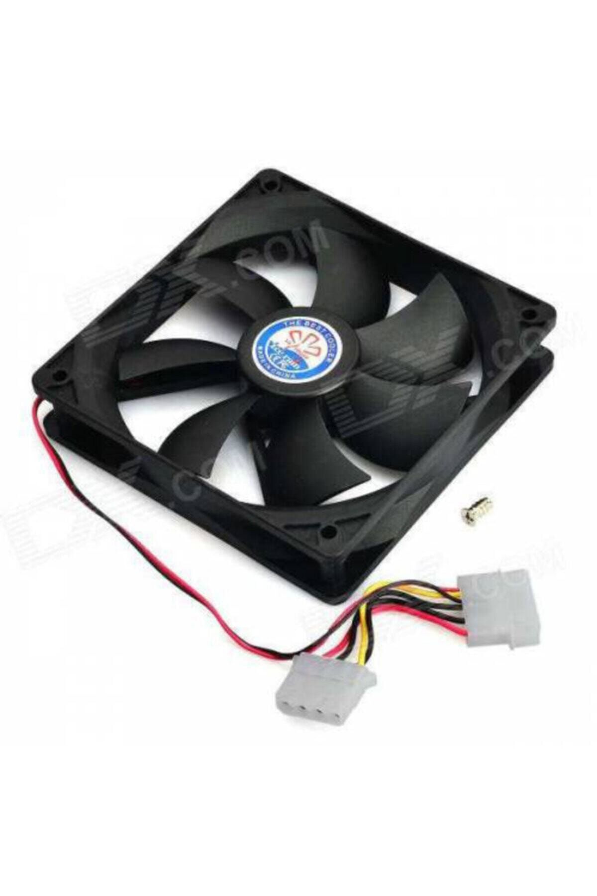 WOZLO 12 Cm Kasa Fanı Siyah Sessiz Sıfır 12cm Fan