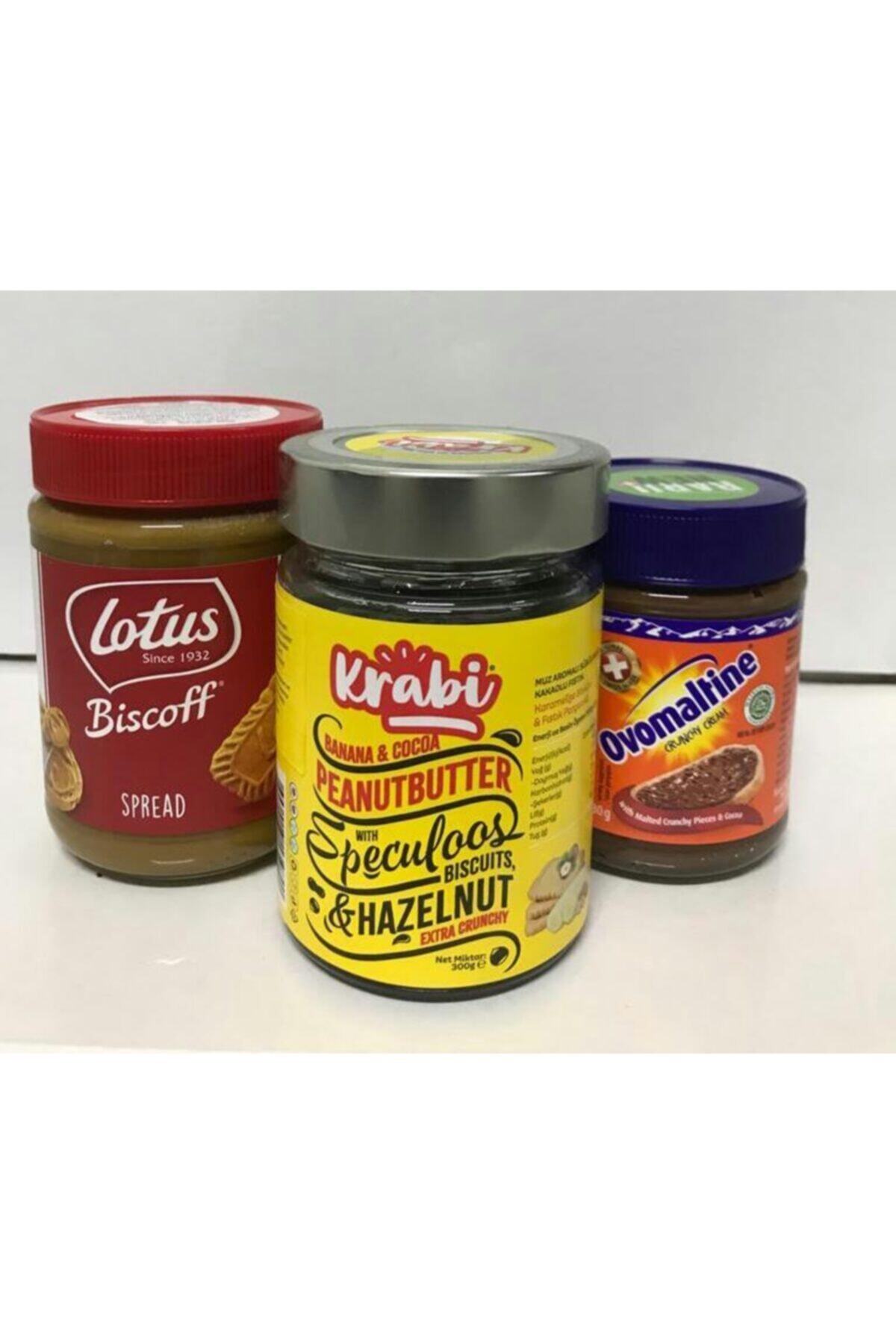 Lotus 3 Kafadarlar 3 ( Biscoff Spread Crunchy - Krabi Muzlu - Ovomaltine