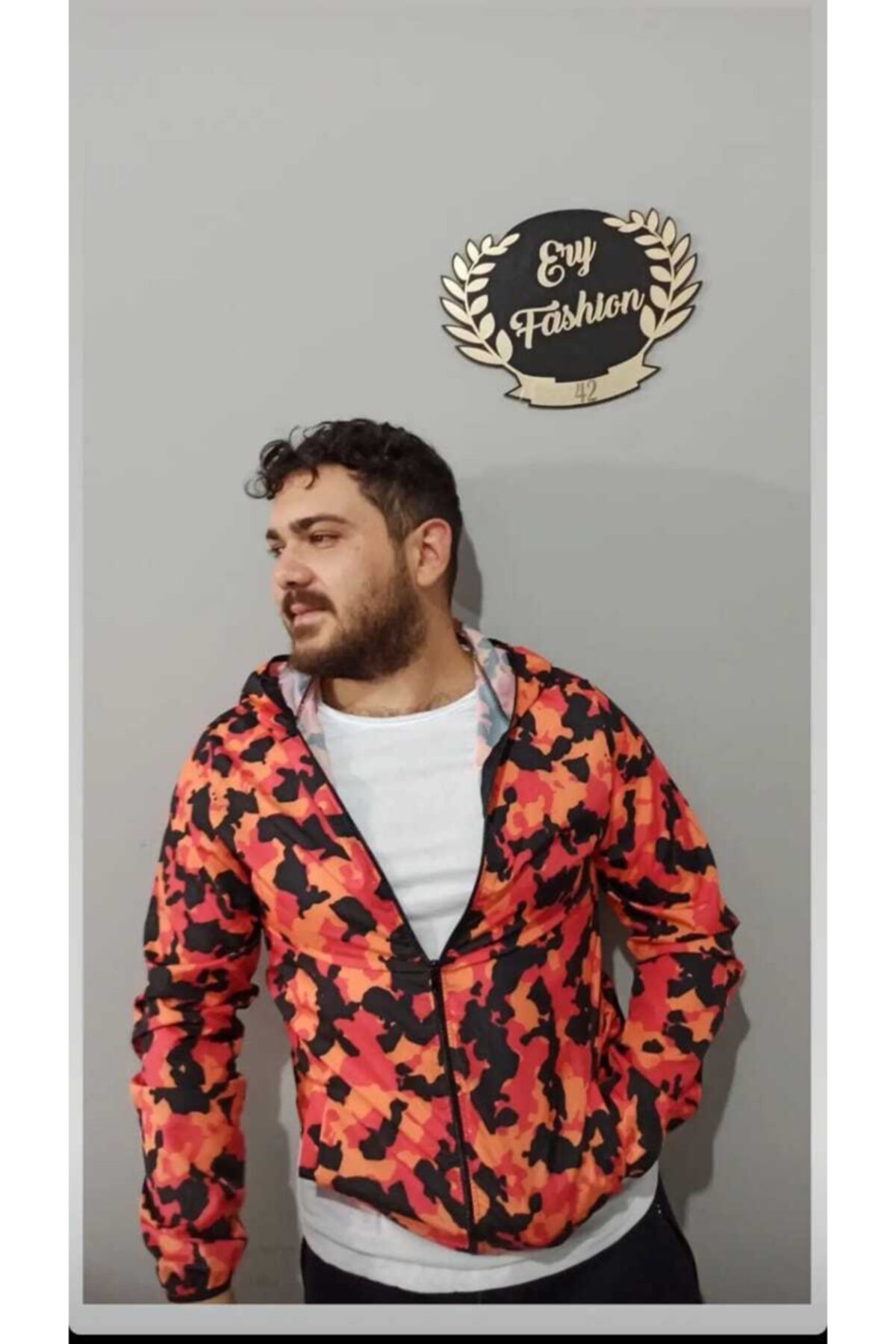 ERY Fashion Unisex Düz Ve Desenli Yağmurluk