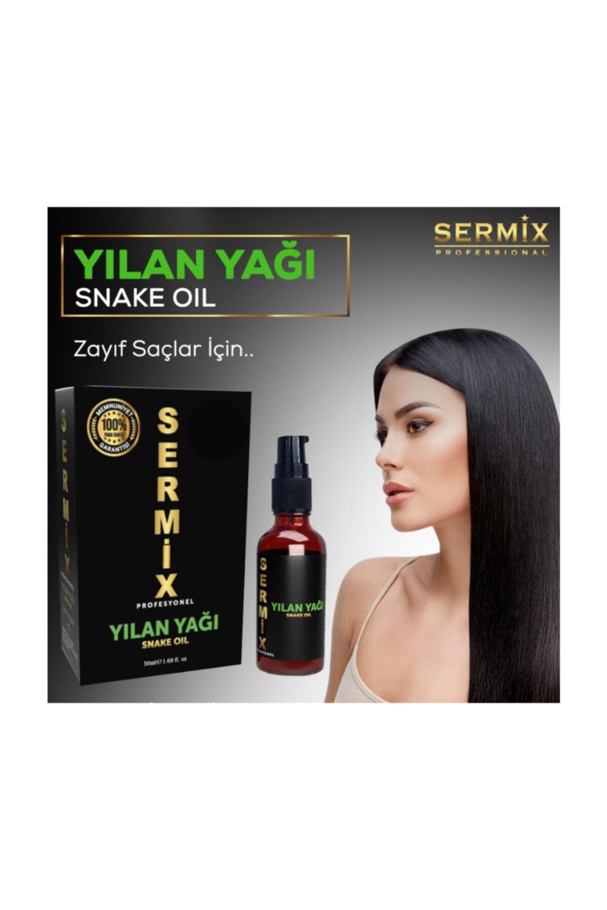 SERMİX Profesyonel Yılan Yağı 50 ml