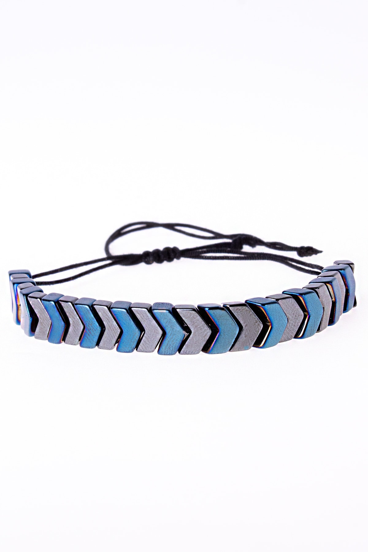 Eyya Accessories 3'lü Kombin Hematit Taşı Makrome El Örgüsü Erkek Bileklik