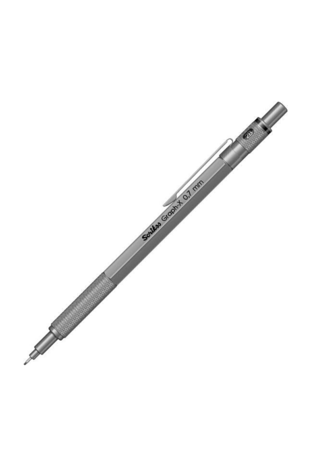 Scrikss Graph-x Metal Versatil Kalem 0.7 Mm Kurşun Gri U253346