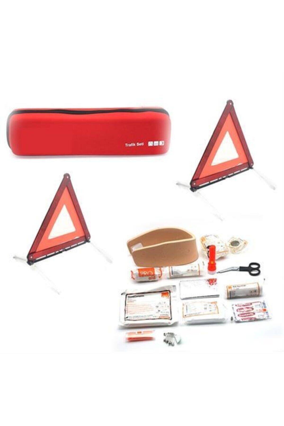 ModaCar Proaid Reflektör Boyunluk Ilk Yardım Seti Organizer Kutulu 428894 6 Lı Indirimli Paket
