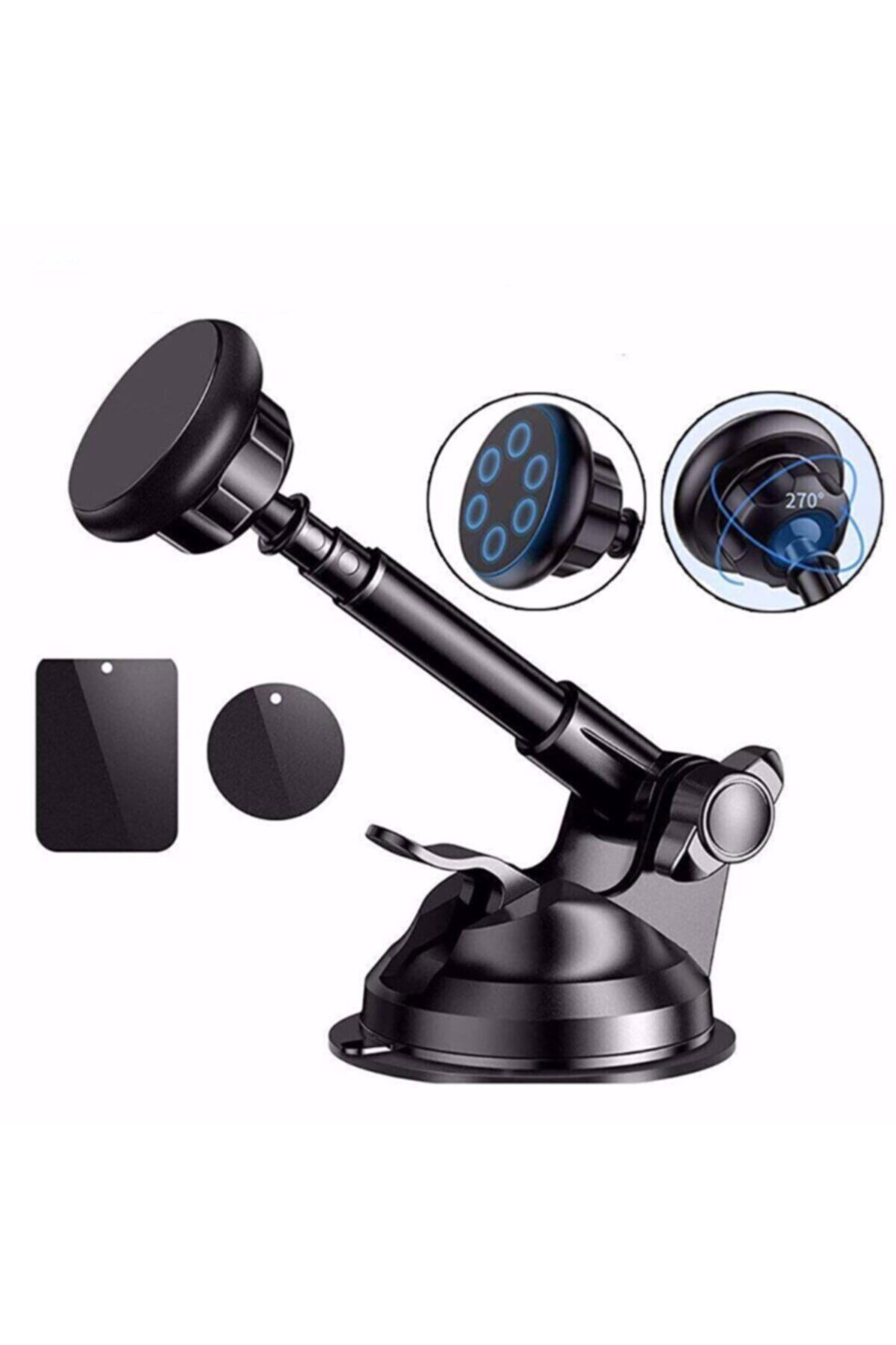 KLASİST Evrensel Vantu Araç Telefon Tutacağı Teleskopik Manyetik Telefon Tutucu