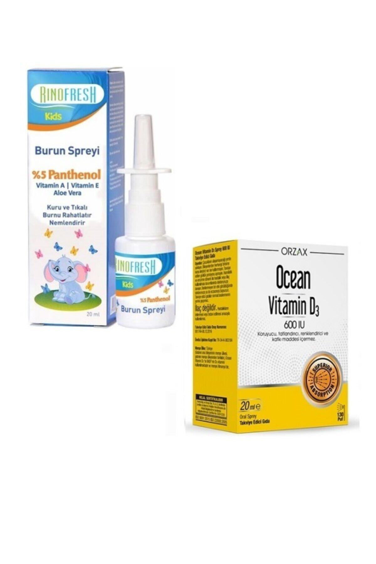 RINOFRESH Çocuklar Için Panthenol Burun Spreyi 20 ml Vitamin D3 600 Iu 20 ml