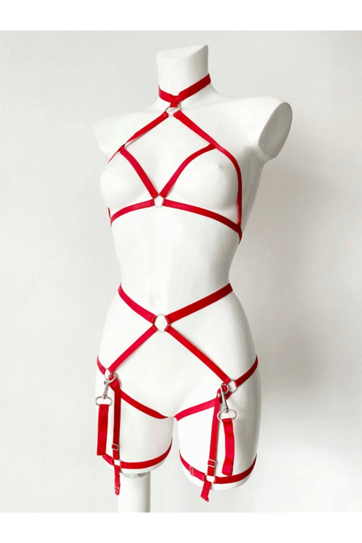 Gece İncisi Kelepçeli Harness Set