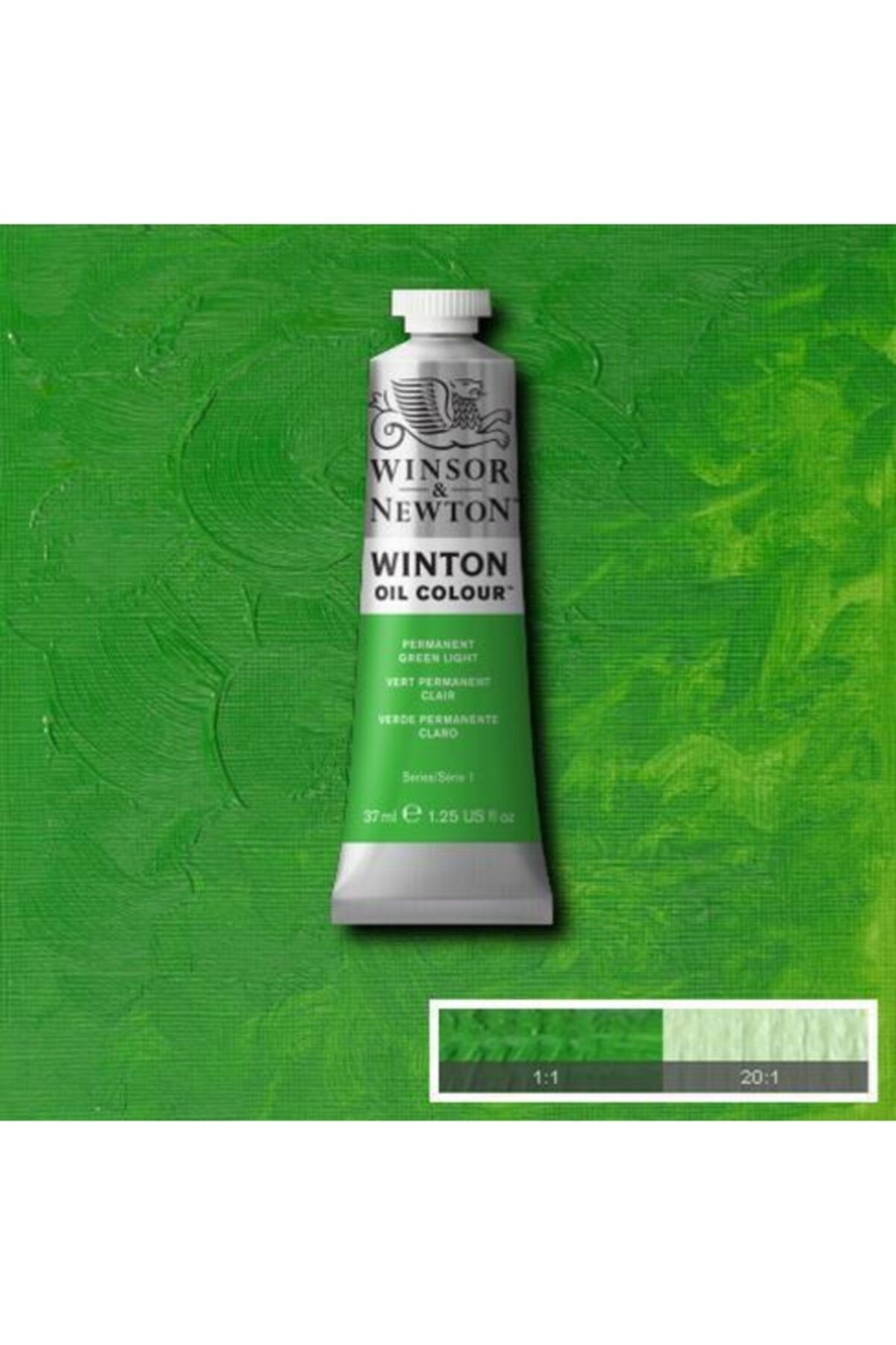 Winsor Newton Winsor & Newton Winton Yağlı Boya 37 ml. 48 Permanent Green Light