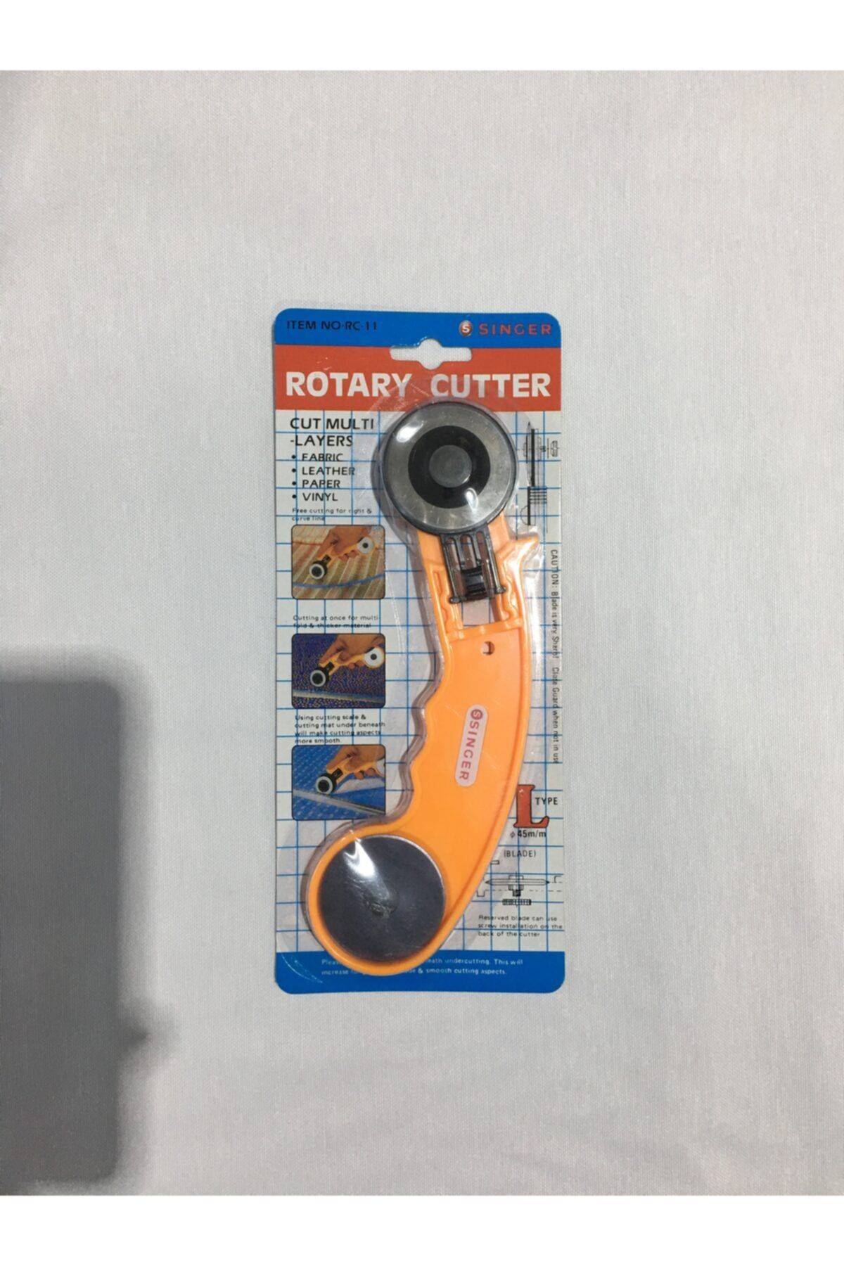 SİNGER Kumaş Deri Kağıt Ve Keçe Kesici- Rotary Cutter