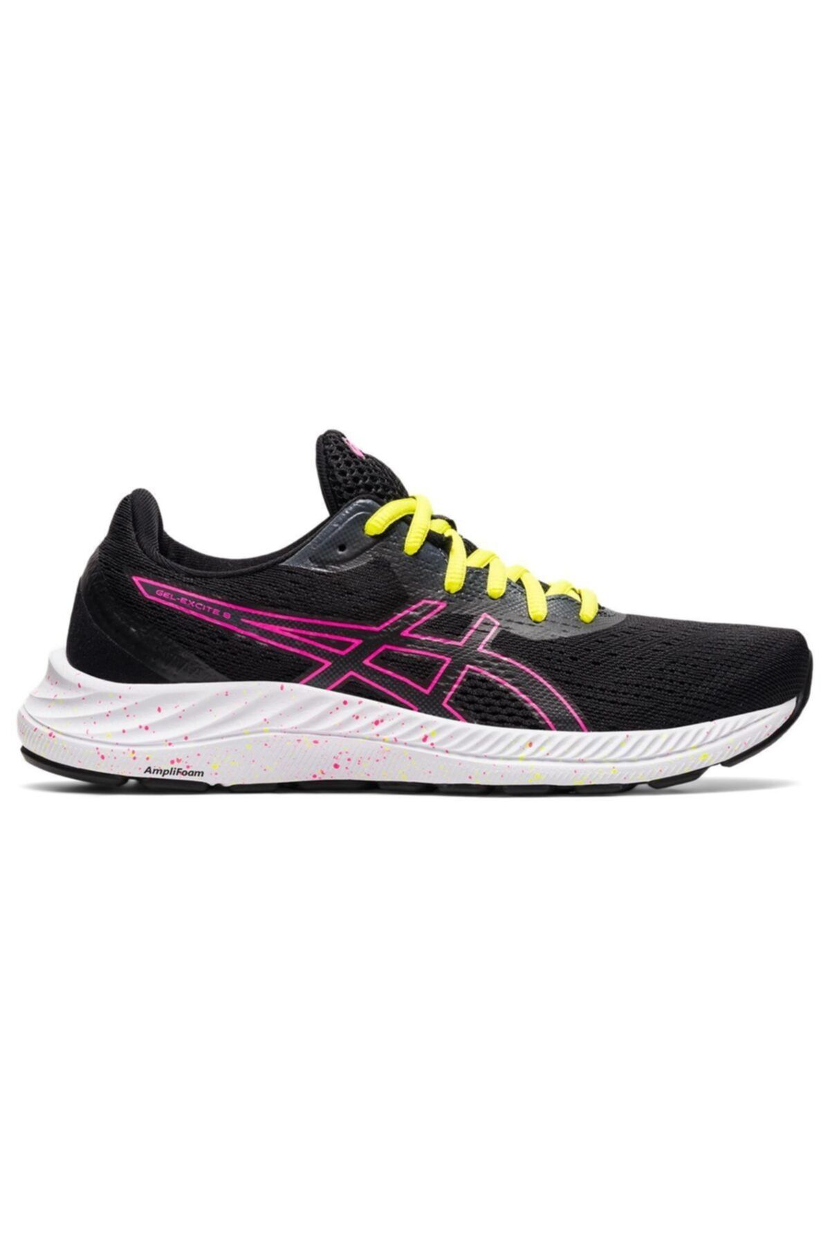 Asics Kadın Siyah Pembe Koşu Ayakkabısı