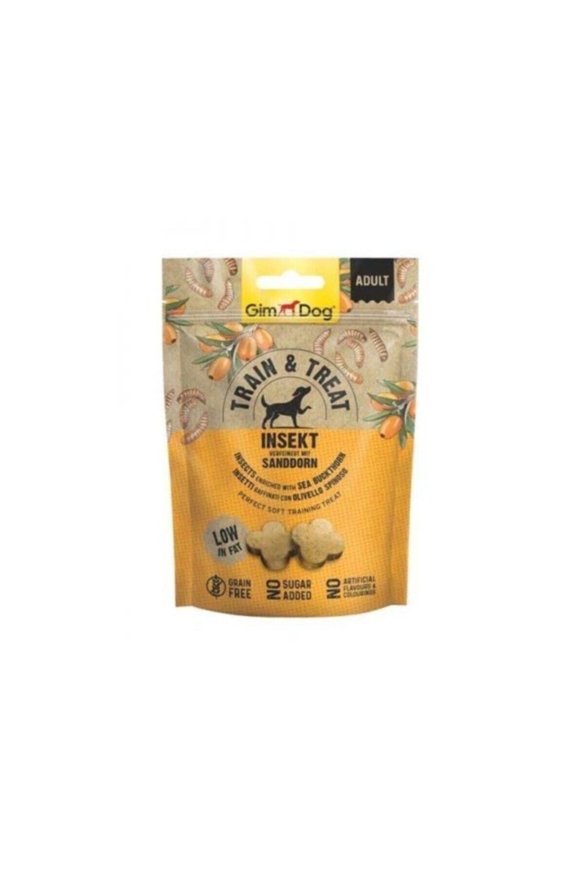 Gimdog Böcek Larvalı Ve Yer Igdeli Köpek Ödül Bisküvisi 125 Gr