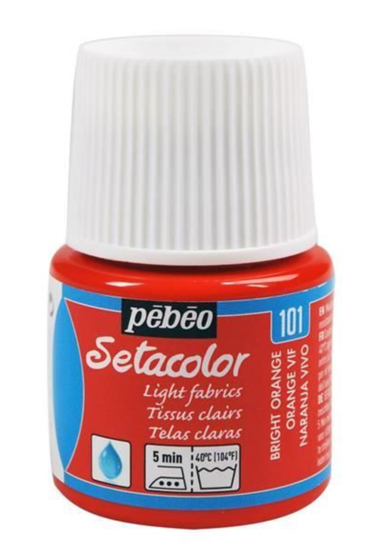 Pebeo Setacolor Kumaş Boya Transparan 45ml Şişe Vivid Orange