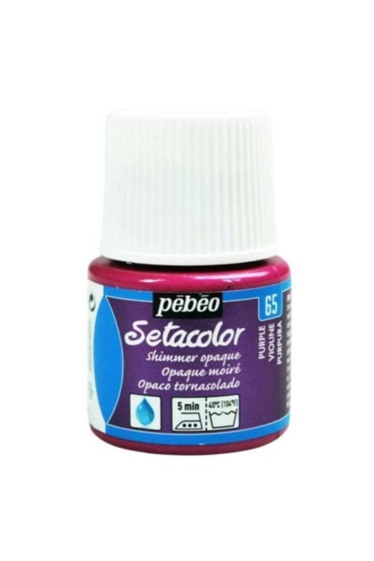 Pebeo Setacolor Opak Metalik Kumaş Boya 45ml Şişe Yd Violnmoire
