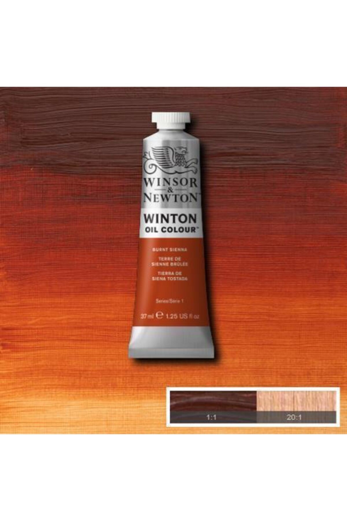 Winsor Newton Winton Yağlı Boya 37ml - Burnt Sienna 074