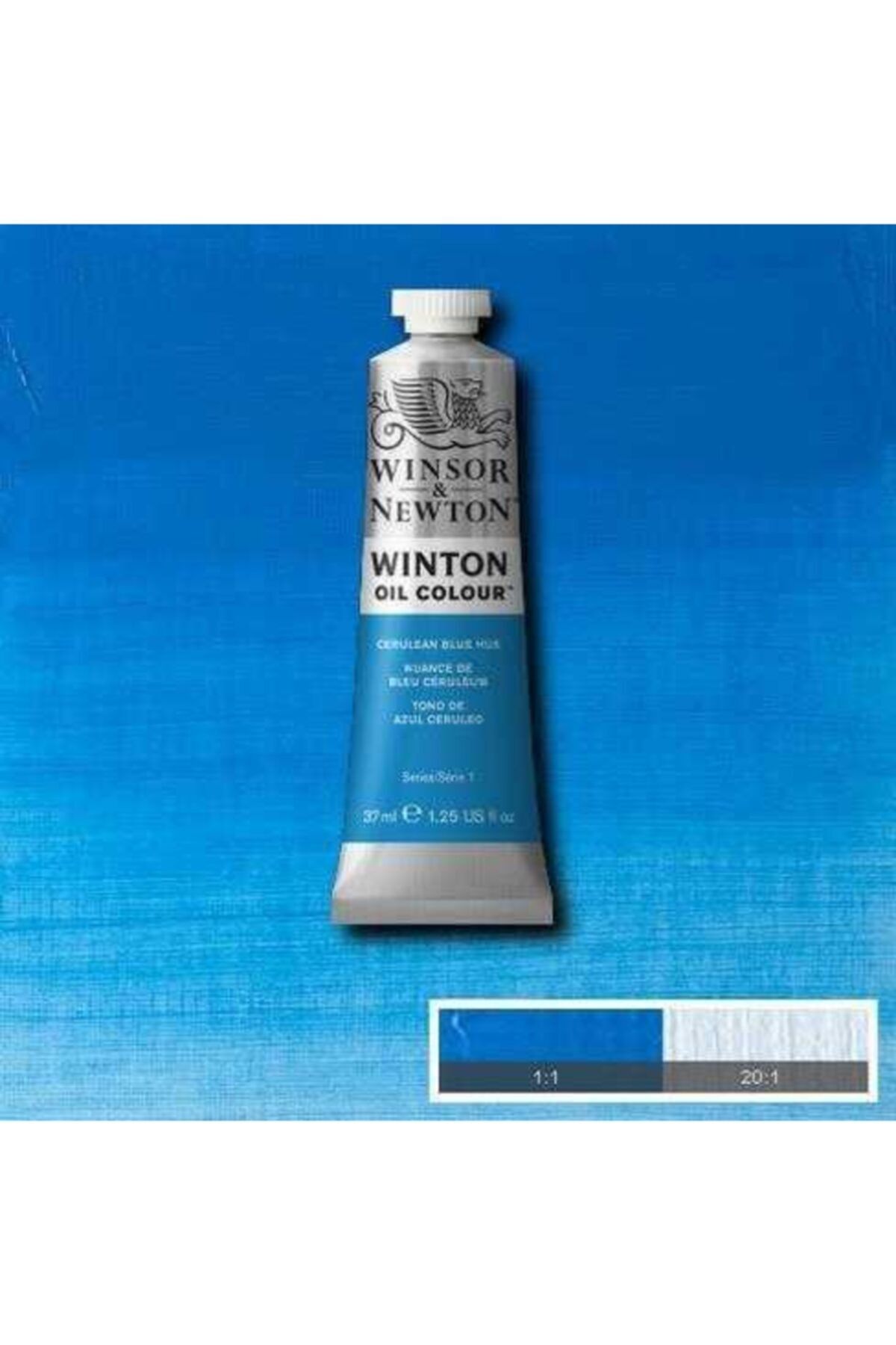 Winsor Newton Winton Yağlı Boya 37ml - Cerulean Blue Hue 138