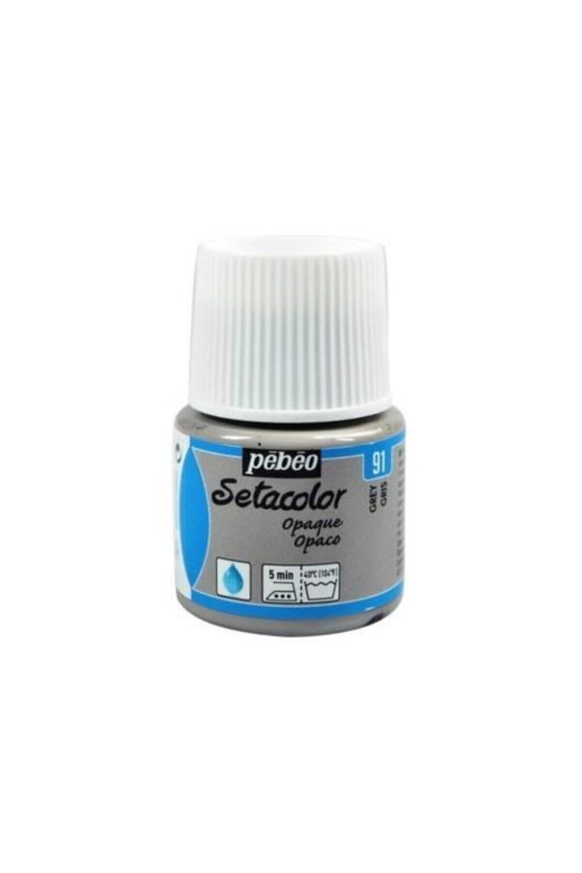 Pebeo Setacolor Kumaş Boya Opak 45ml Şişe Grey