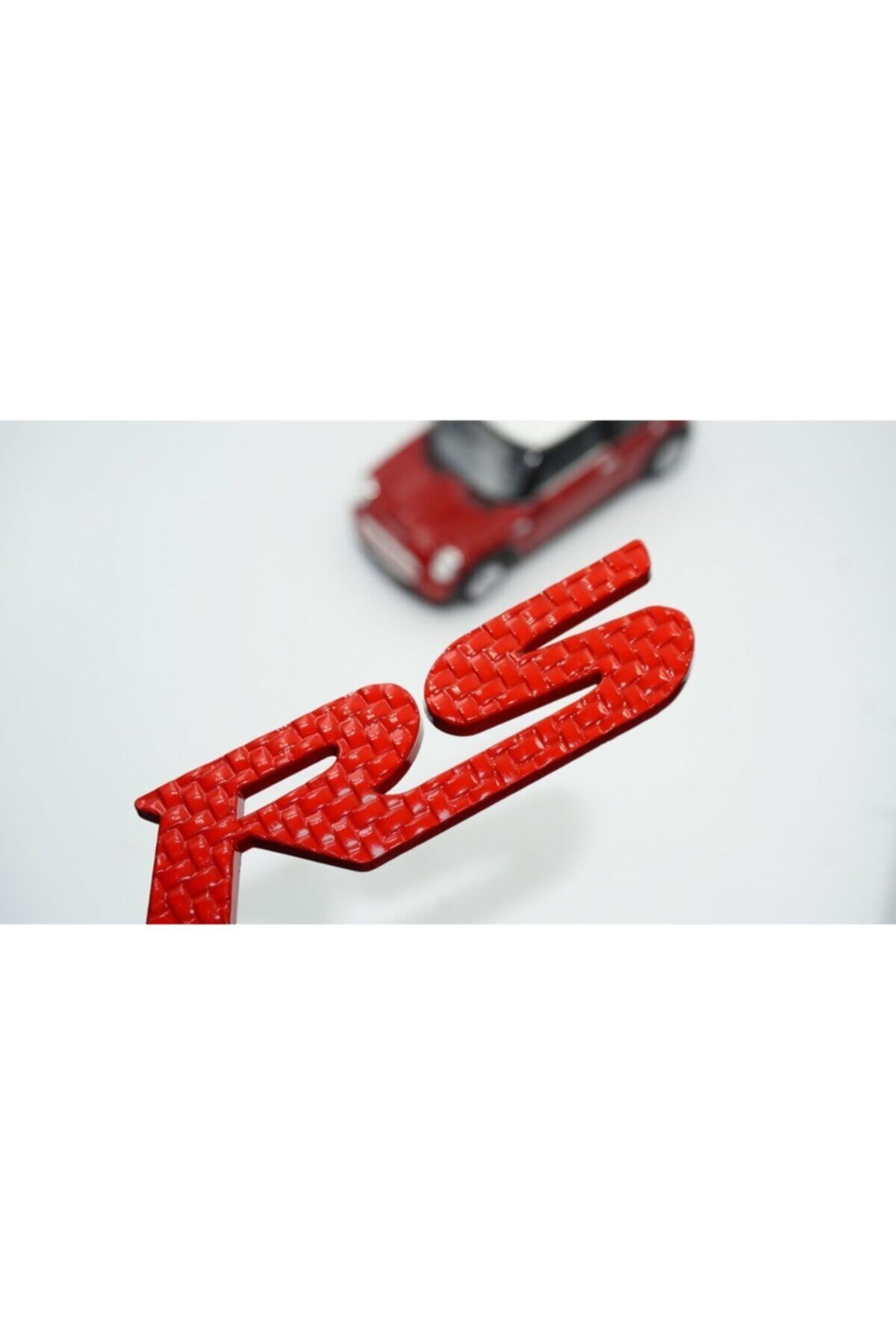 DK Tuning Rs Karbon Desen Bagaj 3m 3d Krom Metal Logo Amblem