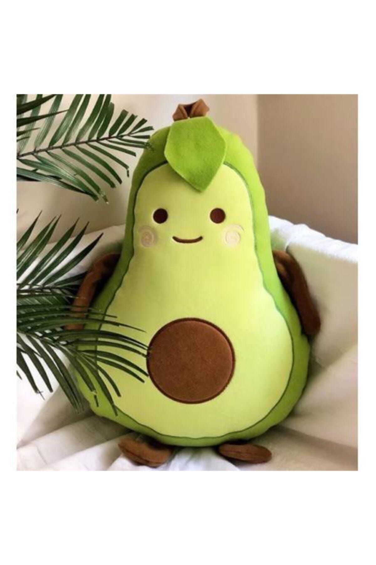 Get Lock Avakado Peluş Yastık Polar Kumaş Uyku Arkadaşı Orta Boy 38 cm