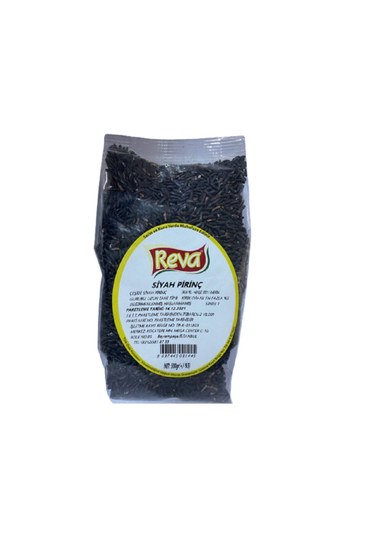 REVA Wild Rice, Siyah Pirinç Yaban Pirinci 500 gr