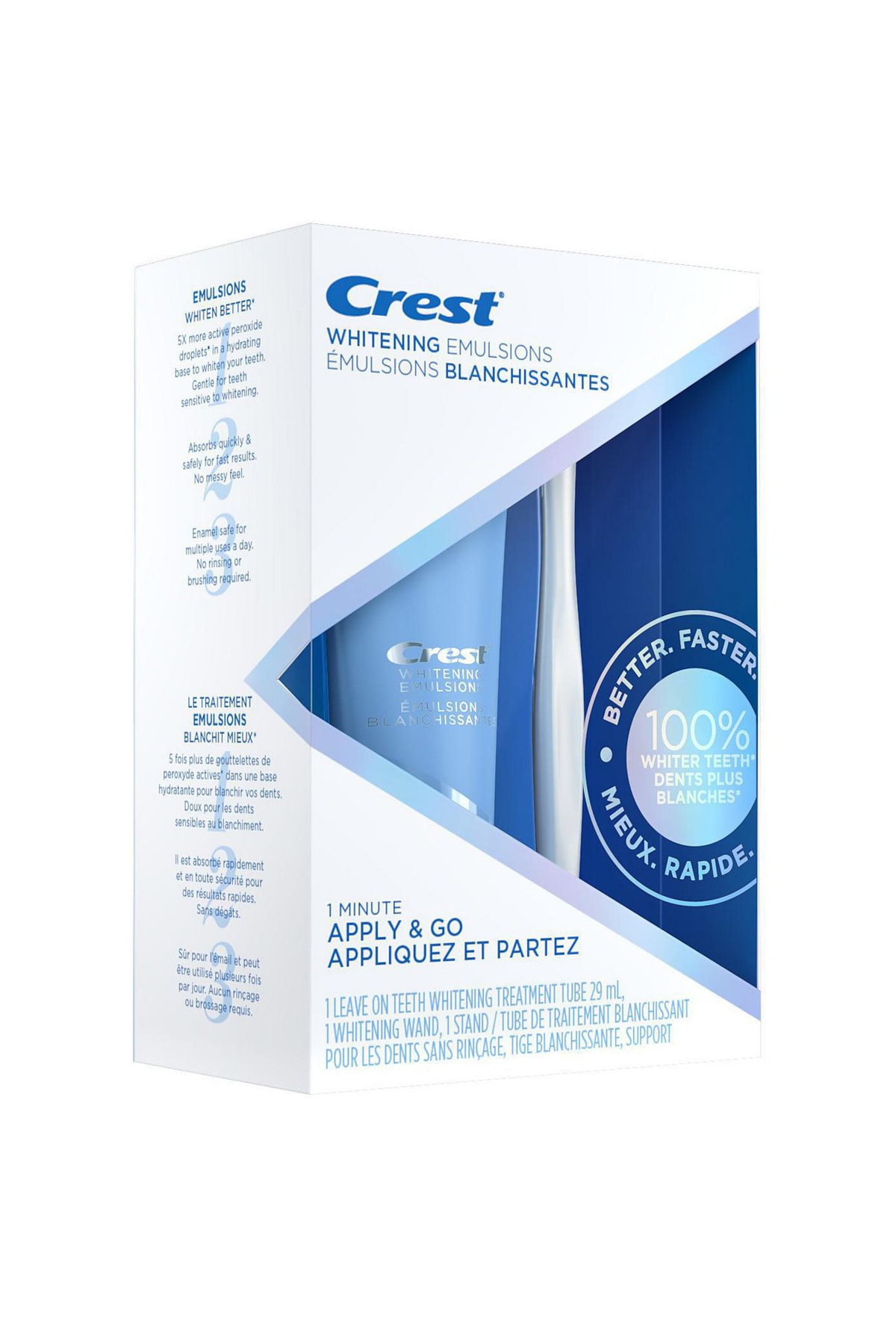 CREST Whitening Emulsions With Wand Applicator (KALICI DİŞ BEYAZLATMA KİTİ) 25 gr