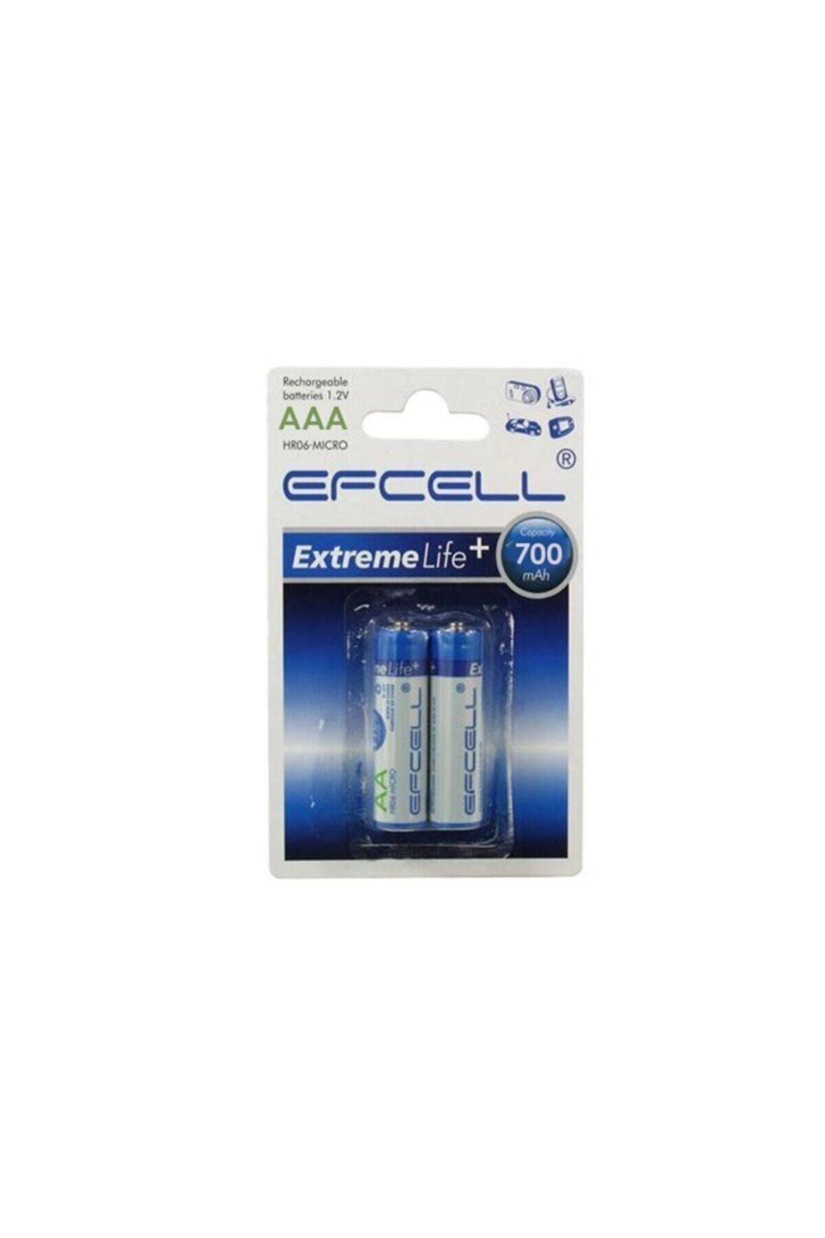 Efcell Şarjlı Pil Aaa Ince Kalem 700mah (2 Adet) Hr-700aaa